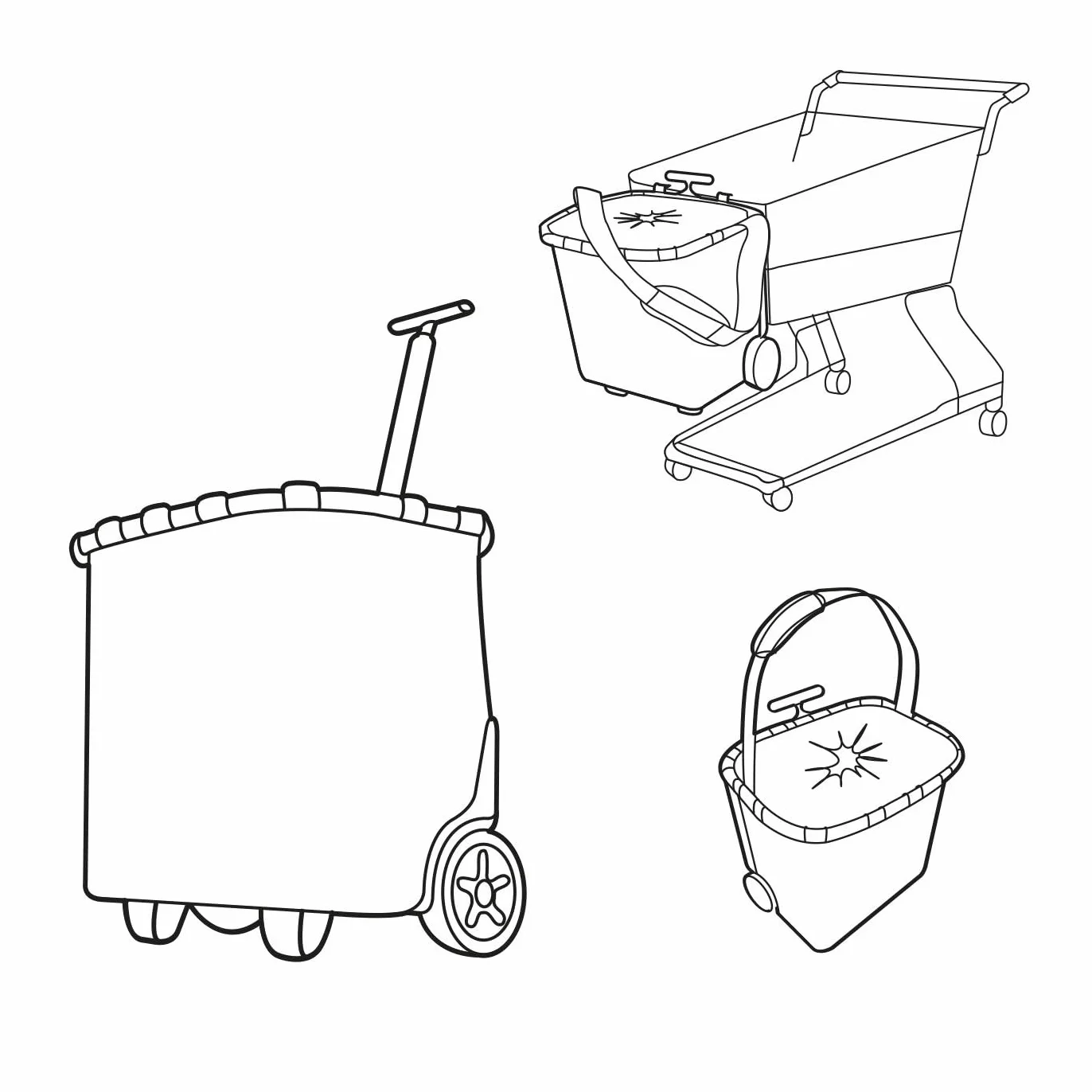 Reisenthel Carrycruiser Walizka, Tworzywo Sztuczne, Srebrny, 48 cm
