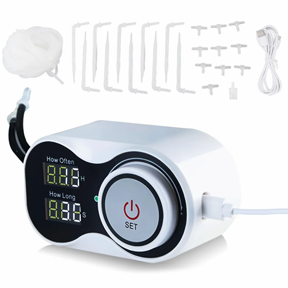 Timer Wody do Nawadniania - Wielofunkcyjny Cyfrowy Timer Zraszacza - Cyfrowy Timer Węża Ogrodowego - Automatyczny System Nawadniania Ogrodu