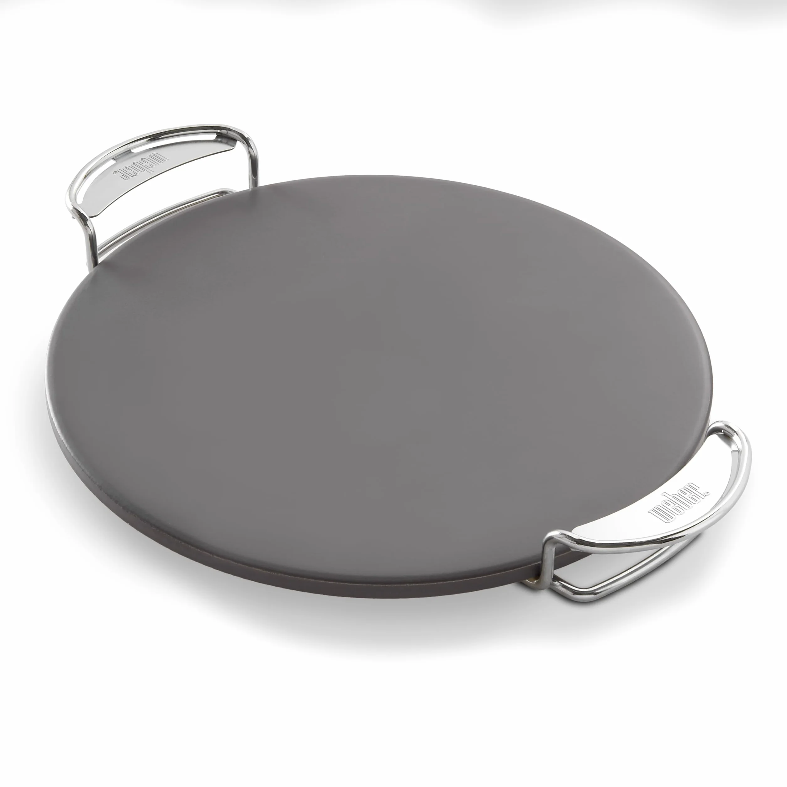 Weber Crafted Glazurowany Kamień do Pizzy, Odporny na Temperaturę, Równomiernie Magazynuje Ciepło, dla Chrupiącego Spodu Pizzy i Łatwego Czyszczenia, Kremowy (8861)