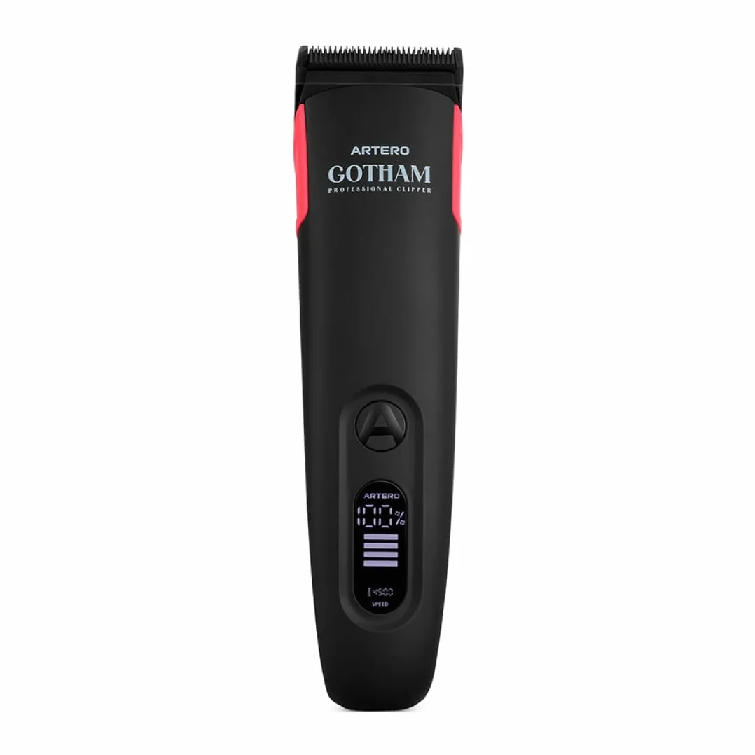 Artero Gotham Profesjonalna bezprzewodowa maszyna do cięcia USB-C 4 godziny baterii 2 prędkości regulowane ostrze 5 w 1 czarny