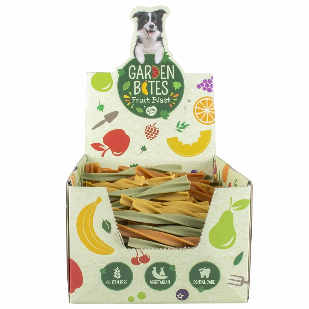 DUVO GARDEN BITES FRUITY DENTAL SWIRLS 13 cm 234 g 30 UNI