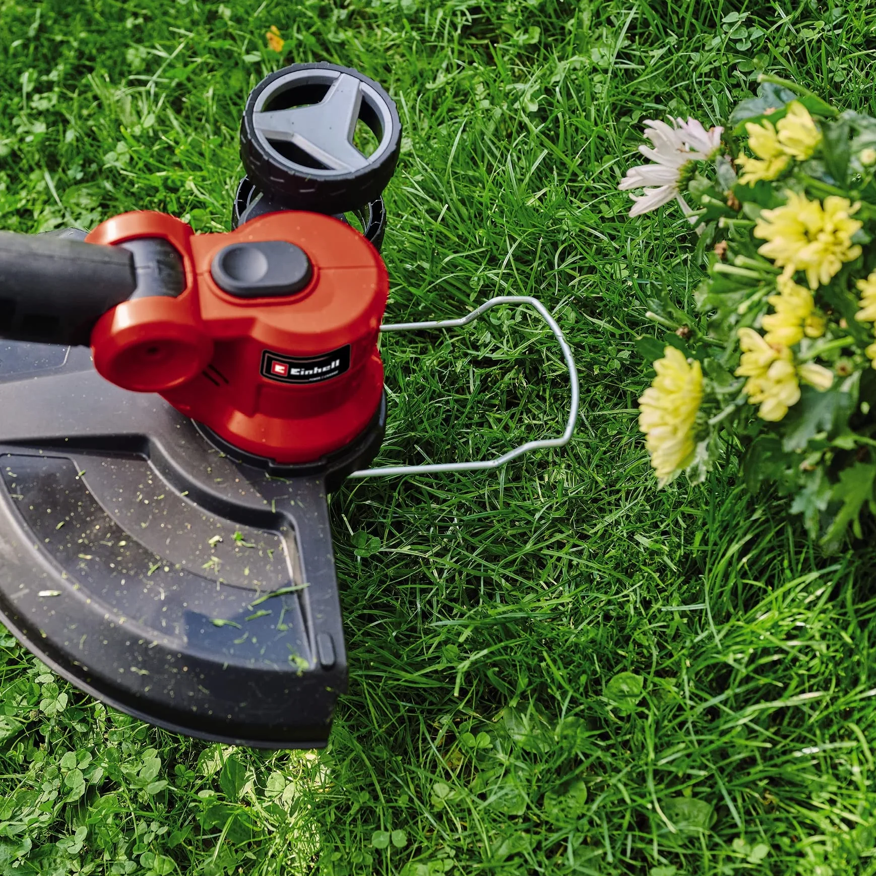 Einhell Podkaszarka akumulatorowa GE-CT 18/30 Li-Solo Power X-Change (Li-ion, 18 V, szerokość cięcia 30 cm, obrotowa i odchylana głowica silnika 90°, szpulka żyłki, bez akumulatora i ładowarki)