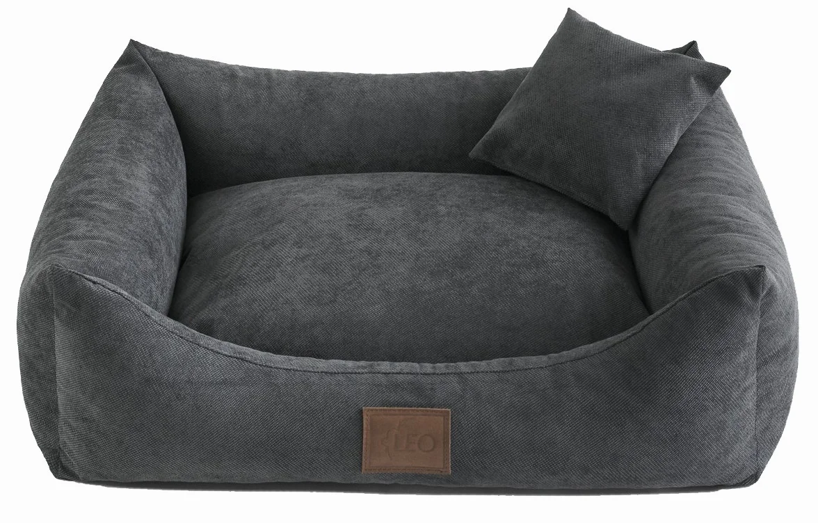 Sofa dla psa SUN M-80X60cm Grafit 6 rozmiarów 4 kolory