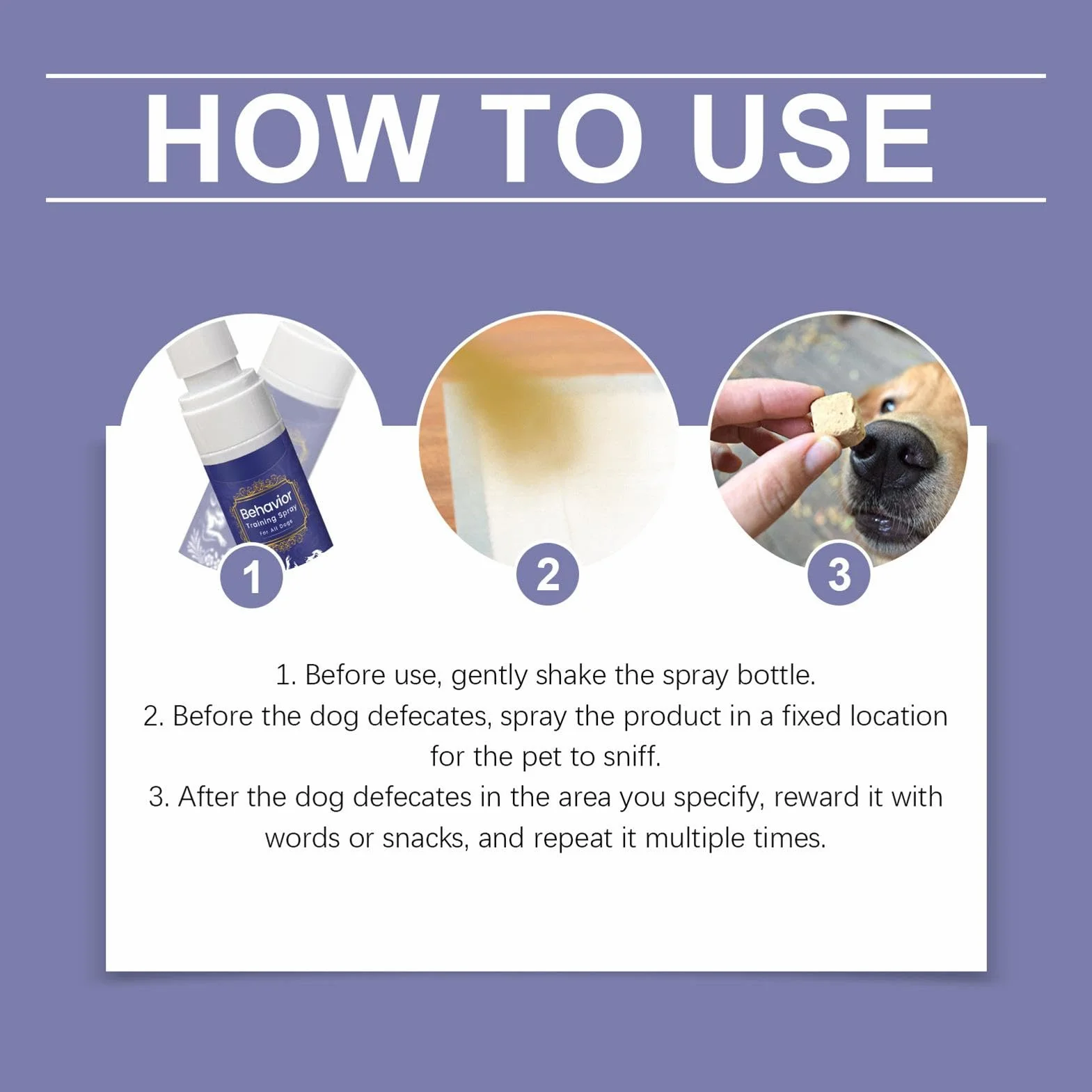 Dog Pee Training Spray, Puppy Potty Training Solution for Dogs
