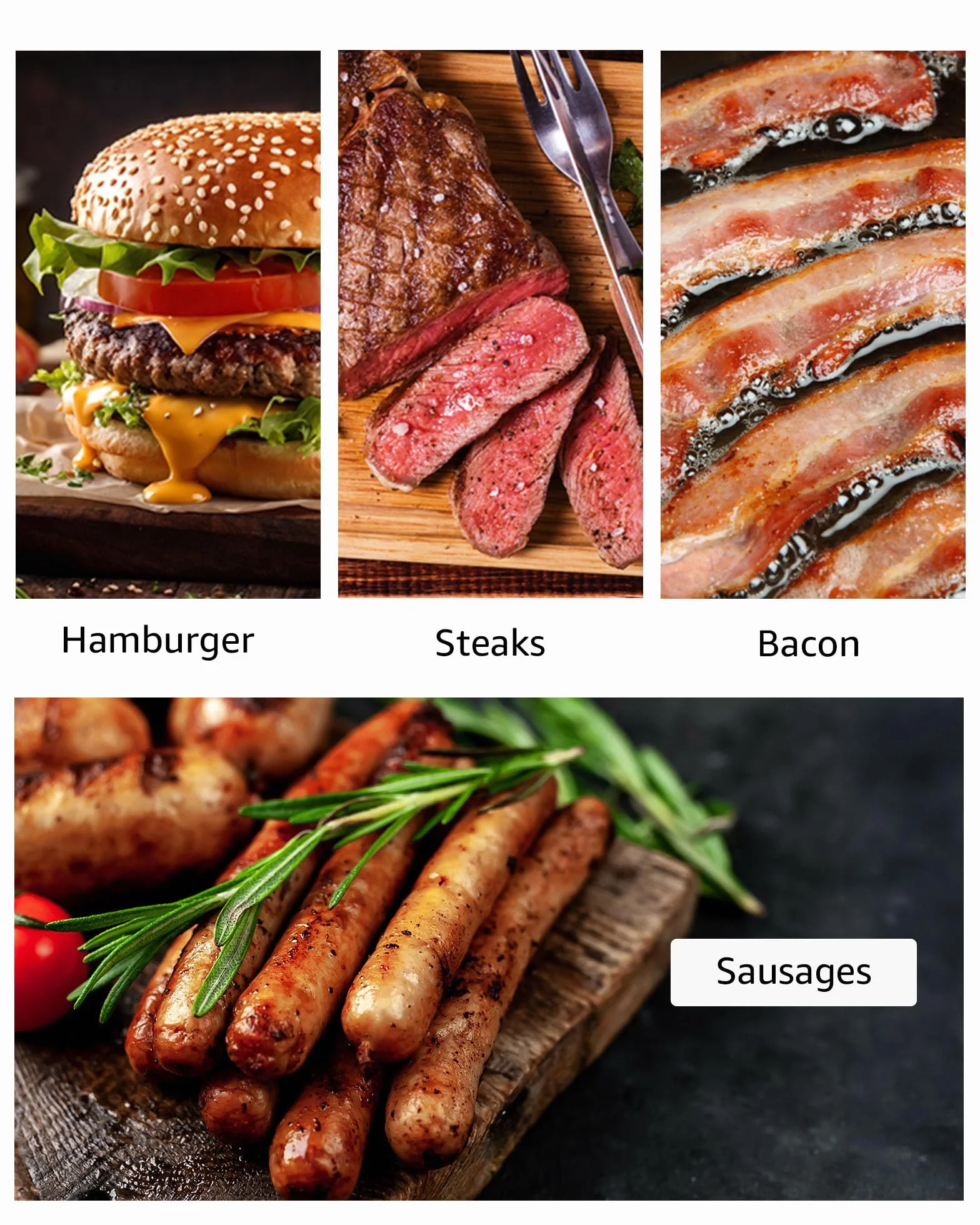 BS-VOG Prasa do burgerów smash 21,6 cm, ciężka waga 1,15 kg, z drewnianym uchwytem, ze stali nierdzewnej, do mięsa, kotletów, steków, bekonu, kiełbas, profesjonalne narzędzie akcesoriów do grilla