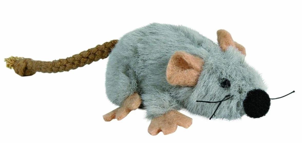 Trixie Mysz Zabawka, Szary, 7cm