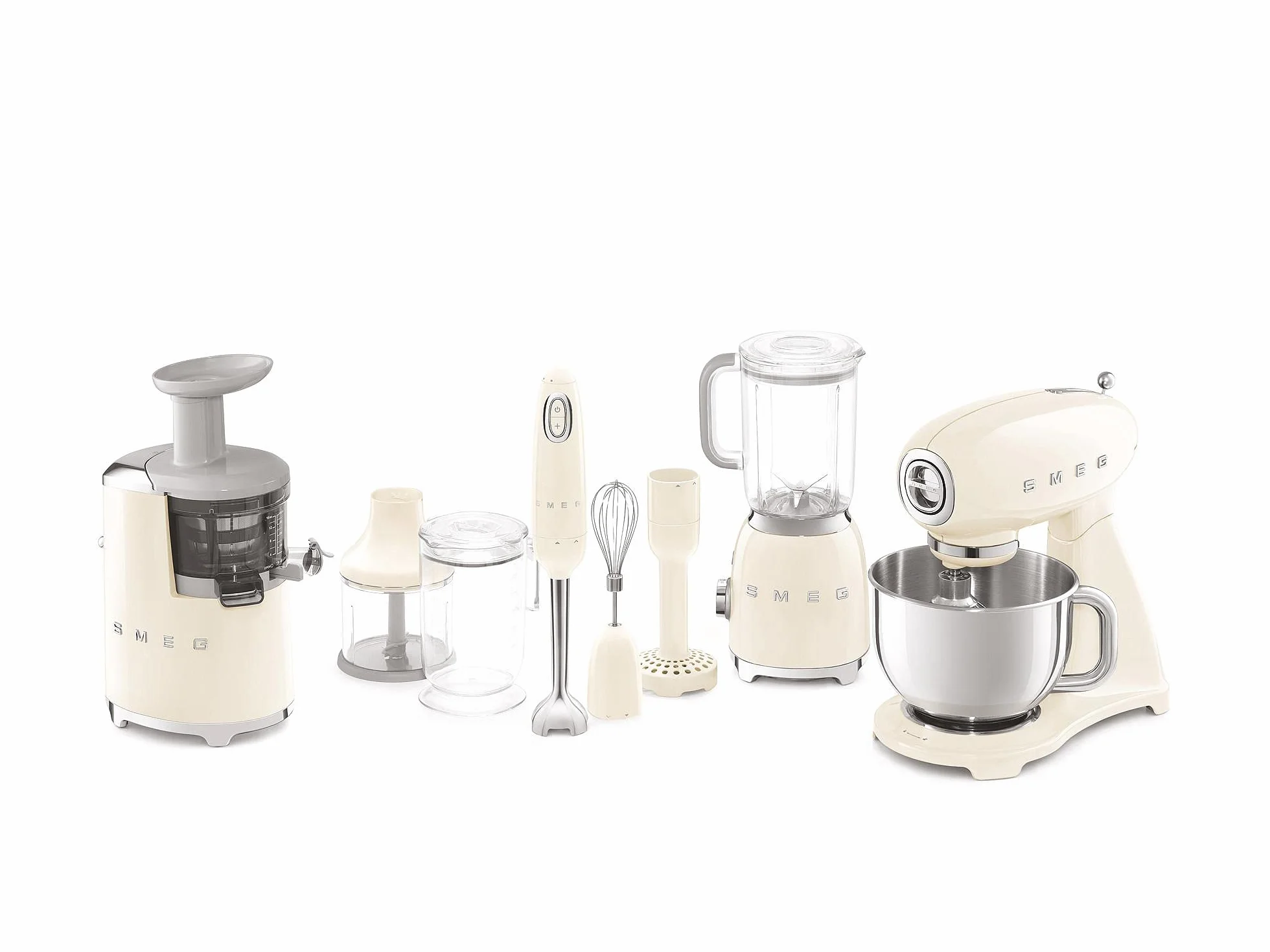 Smeg SMF03CREU mixeur Robot mixer 800 W Crème