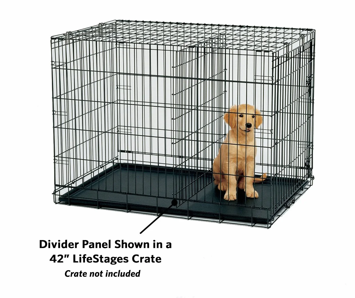MidWest Homes for Pets Przegroda do skrzynek dla psów 91,44 cm 1536U 1536DDU 1636U 1636DDU B36 B36DD czarna