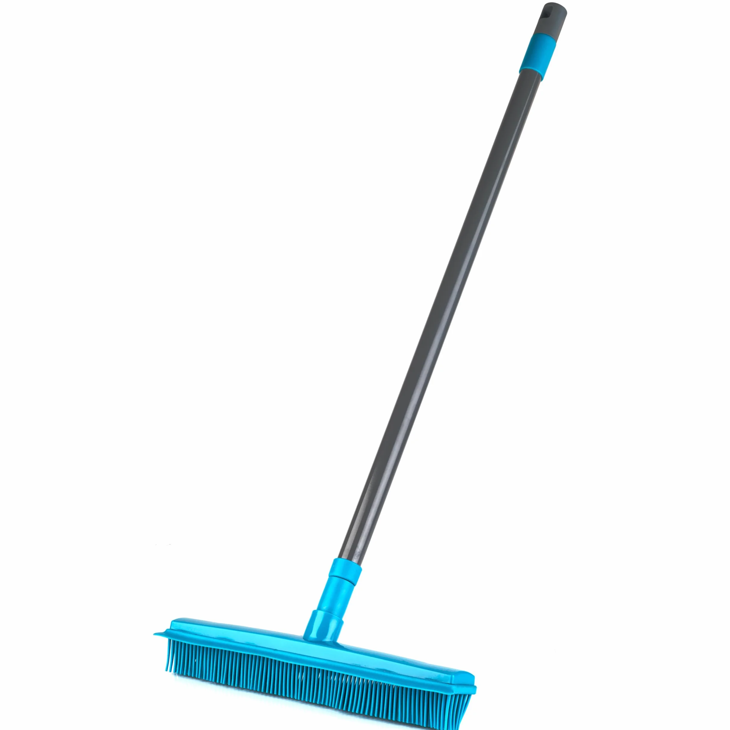 Beldray LA024350TQ Pet Plus+ 2 In 1 Lift & Trap Dual Rubber Head Brush with Squeegee Edge, Ideal for Hard Floors, Windows, Pet Hair & Dust, Non-Scratch, Outdoor/Indoor Bro