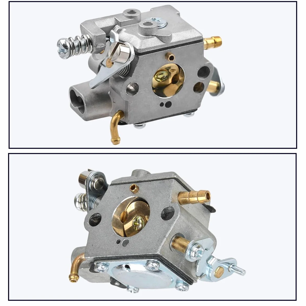 ZAMDOE Gaźnik do Husqvarna 584901401 525L 525LS 525LST 525ES 325HE3 325HE4 525RXT podkaszarka z żarówką rozrusznika filtr paliwa, narzędzie do regulacji gaźnika