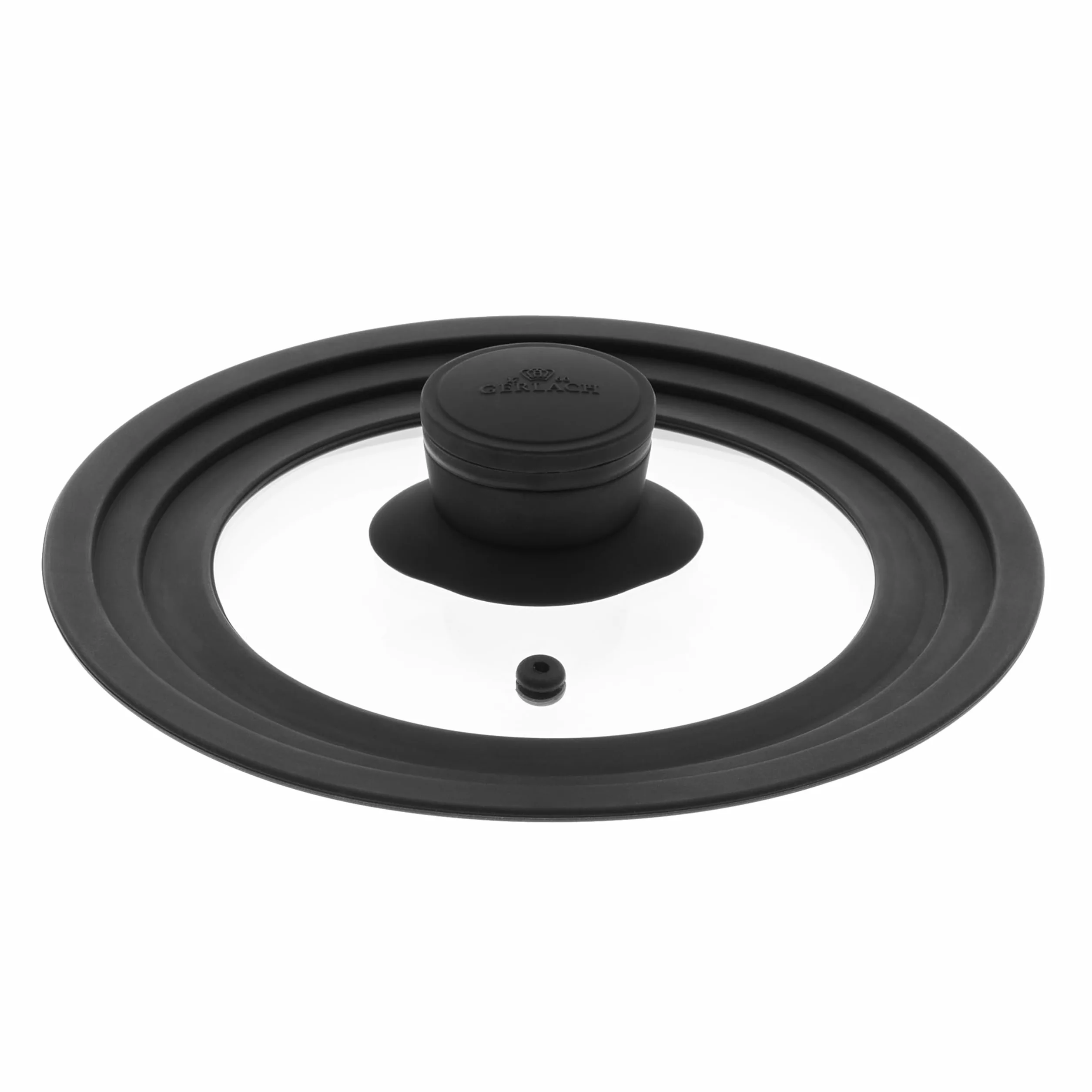 Gerlach Smart Uniwersalna Pokrywka do Garnka i Patelni 16 cm 18 cm 20 cm Szklana