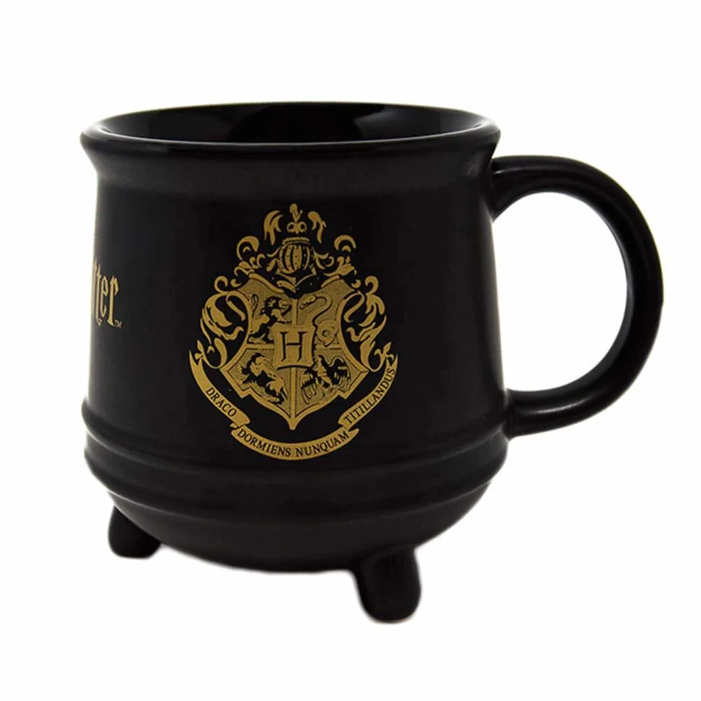 HARRY POTTER (COLOURFUL CREST HOGWARTS) CERAMIC CAULDRON MUG