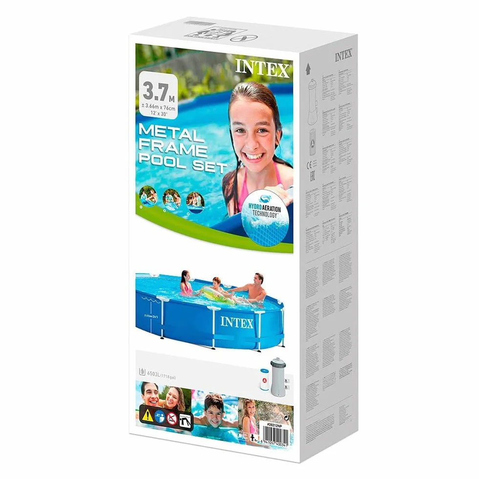 Intex Basen Ogrodowy, 6500, Niebieski, 366 x 76 cm