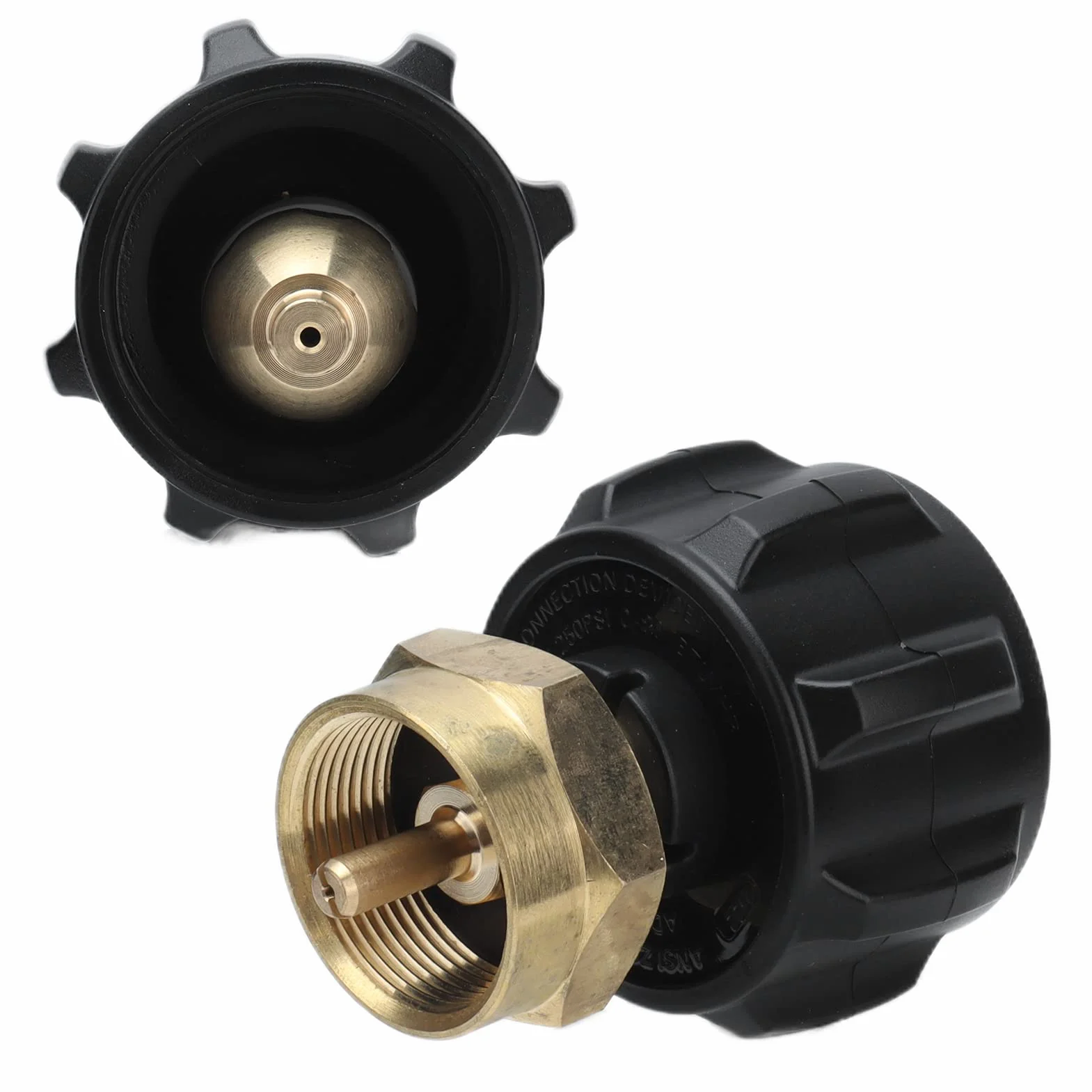 Zawór Regulatora Butli, Adapter do Napełniania Złączka Butli ze Zbiornikiem Zawór Regulatora Gazu z Propanem Akcesorium QCC1 POL 1 Lb Złącza Jednorazowego Użytku, Grilla