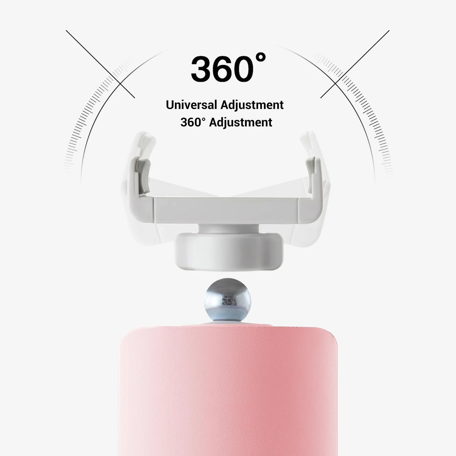 Luqeeg Poduszka do Czytania, Poduszka Oparcia z Pianki Memory do Siedzenia na łóżku, Ergonomiczna Leżenia z Regulowanym Stojakiem na Telefon, Antypoślizgowy Uchwyt (PINK)