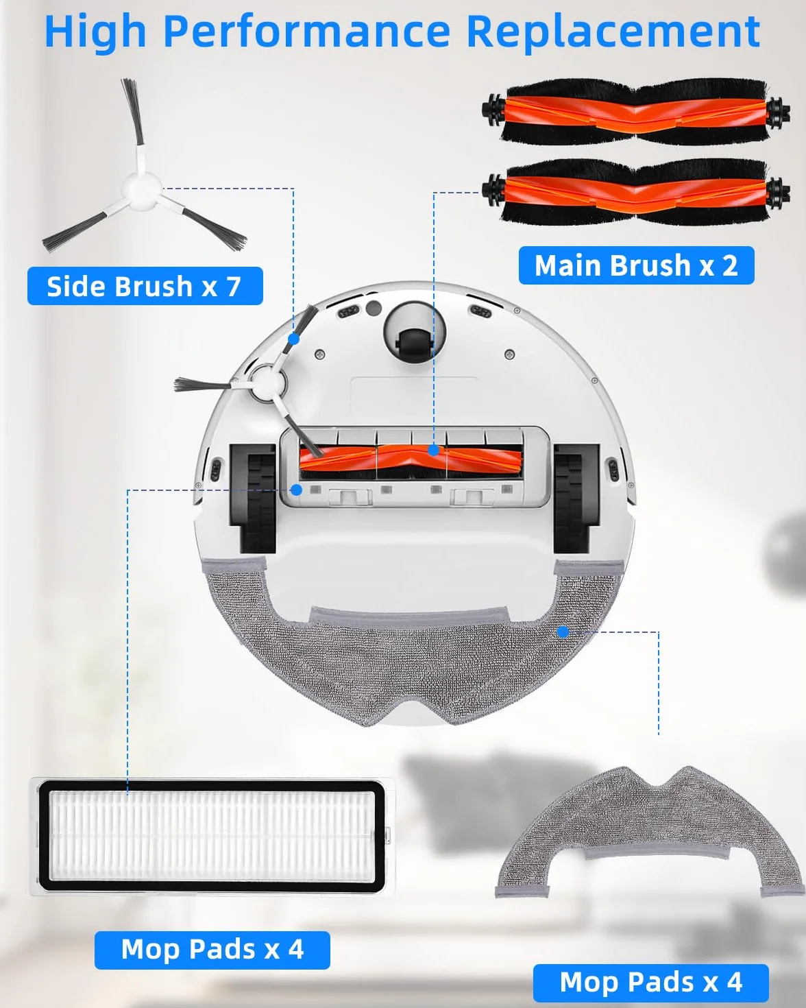 Części zamienne do Dreame D10 Plus/D10s Plus/L10 Plus