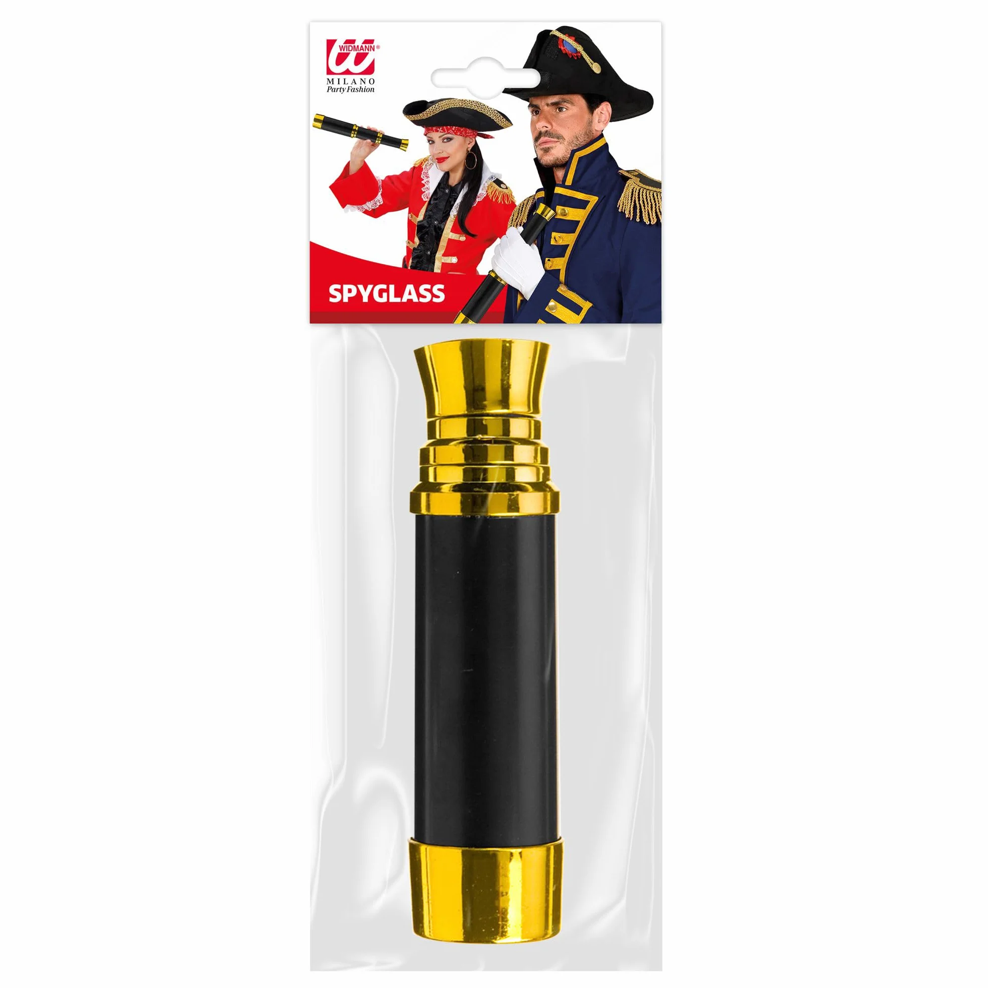 W WIDMANN MILANO Party Fashion - Teleskop, 31,5 cm, akcesorium dla piratów i korsarzy