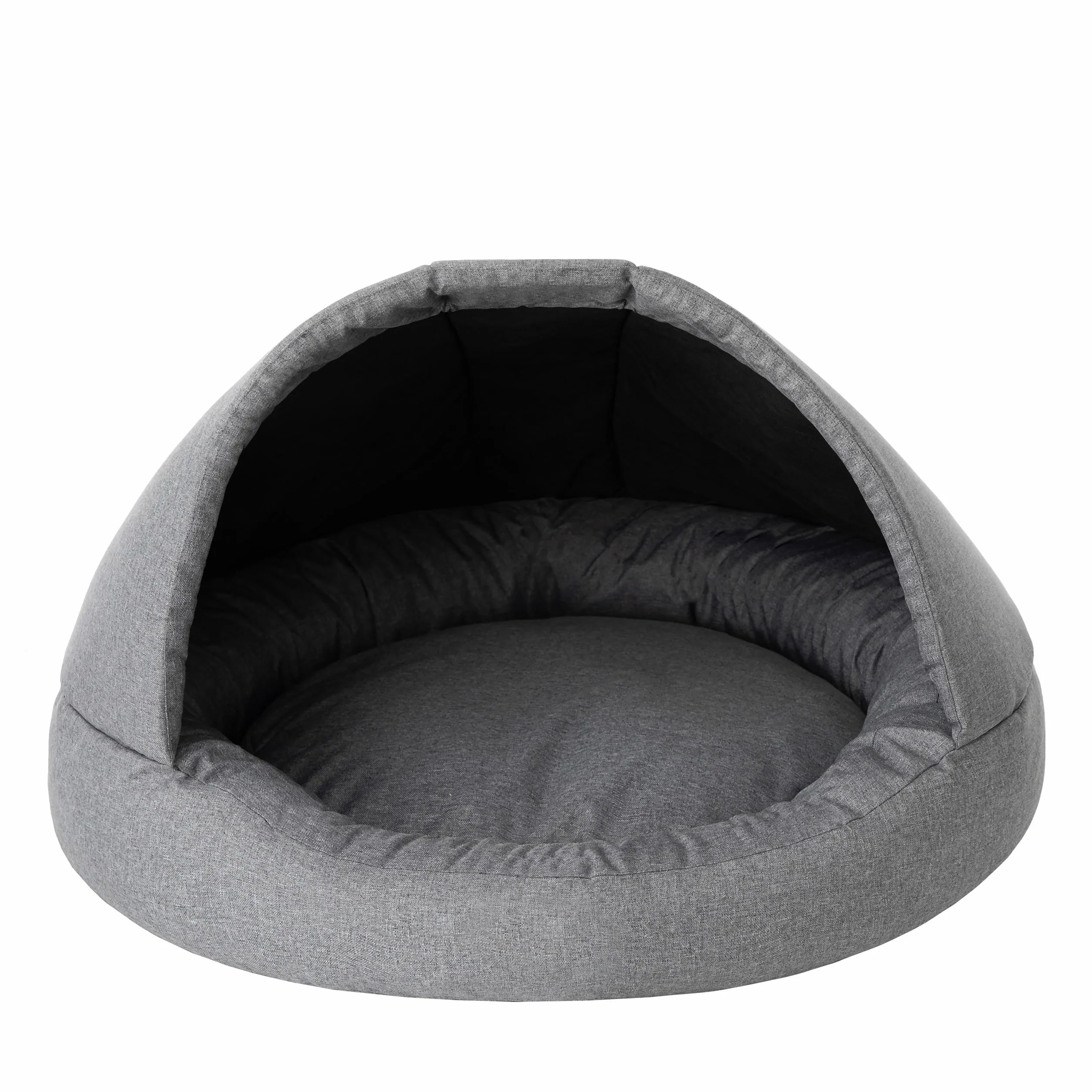 PillowPrim Legowisko dla psa 2w1 domek grafitowe XL 100x100x62 cm