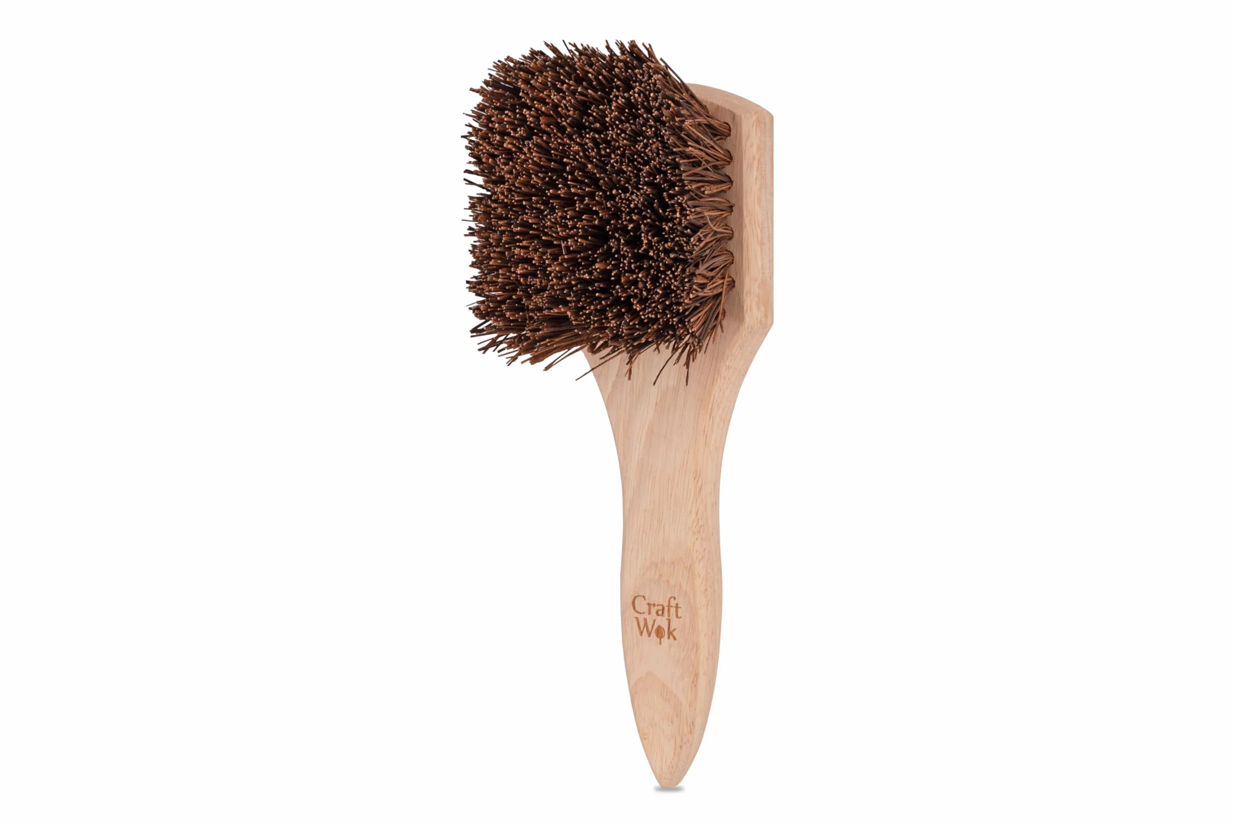 Craft Wok Drewniana kwadratowa szczotka do czyszczenia woka/szorująca / 732W8-F