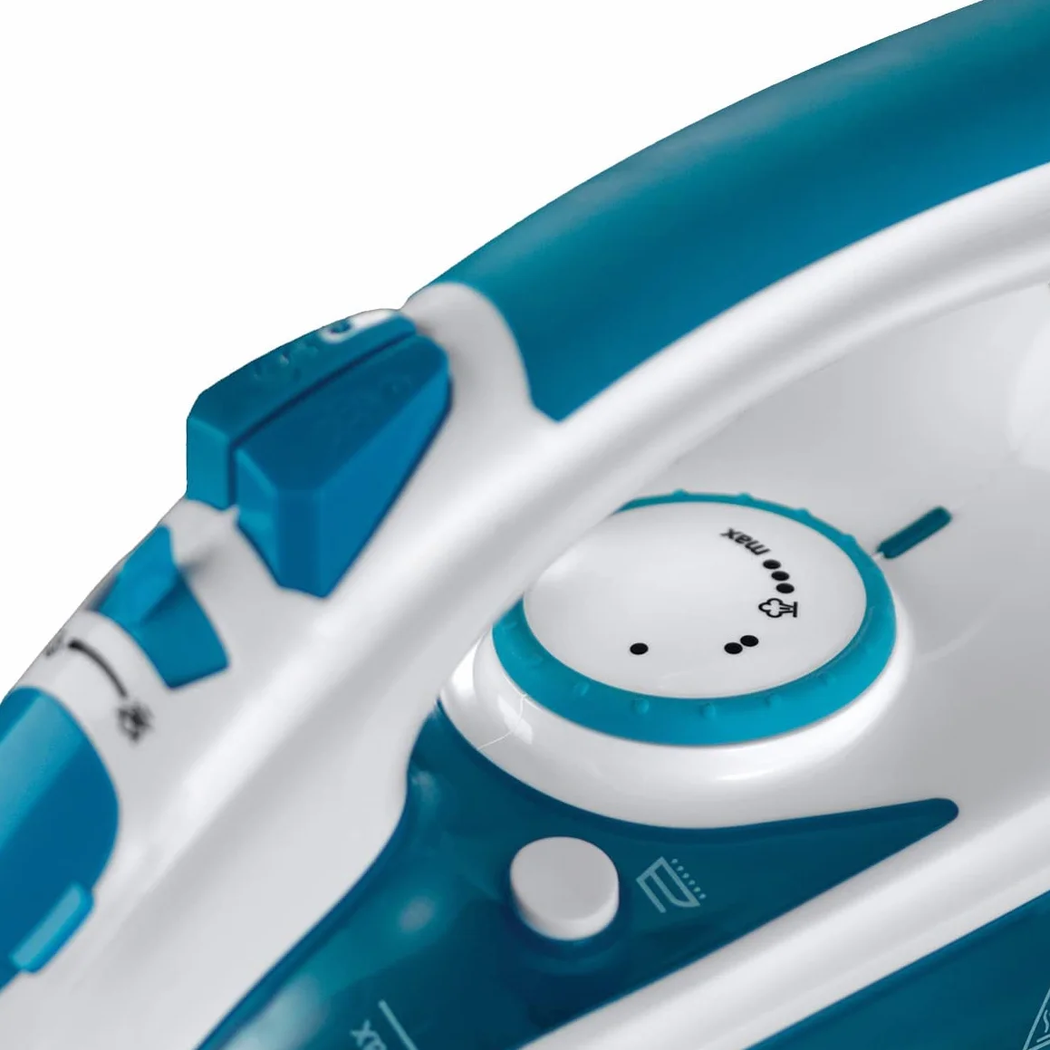 Russell Hobbs żelazko parowe 2600W, uderzenie pary 210g, strumień pary 70 g/min, Steamglide Pro (zbiornik na wodę 300ml, ceramiczna stopa, funkcja samoczyszczenia, blokada kapania) 20562-56