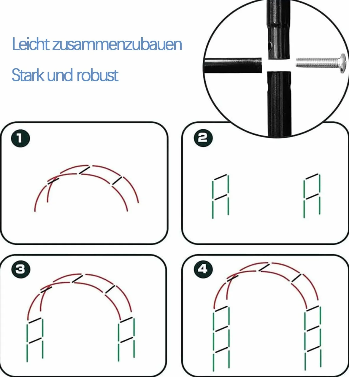 Zewnętrzny metalowy łuk ogrodowy wytrzymała róża altana rośliny pnące wsparcie łuk duże łuki ślubne 140 cm 180 cm 240 cm 120 cm szerokości, szer. 300 x wys. 220 cm