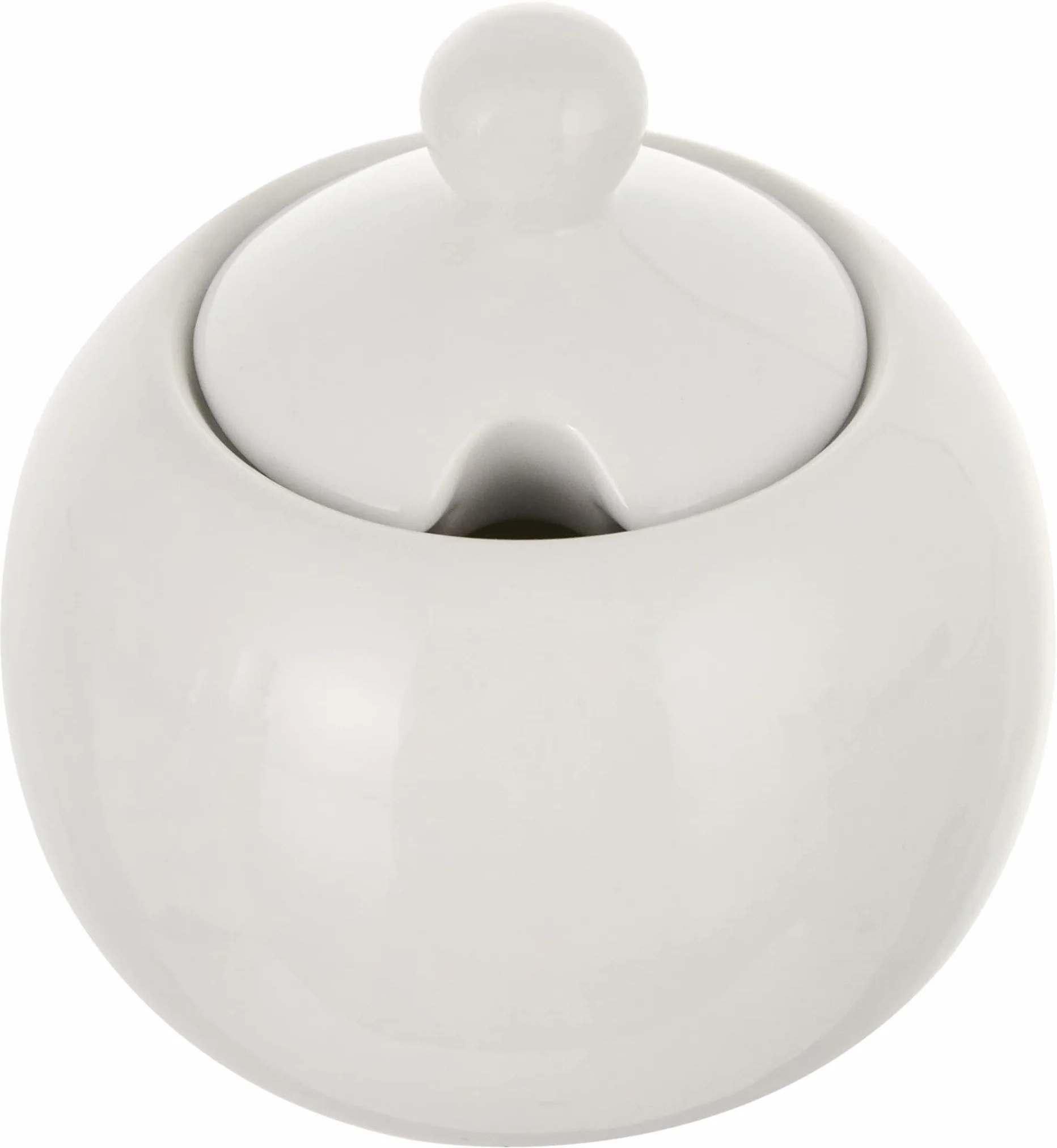 Excèlsa biały domowy słoik na cukier 9 cm