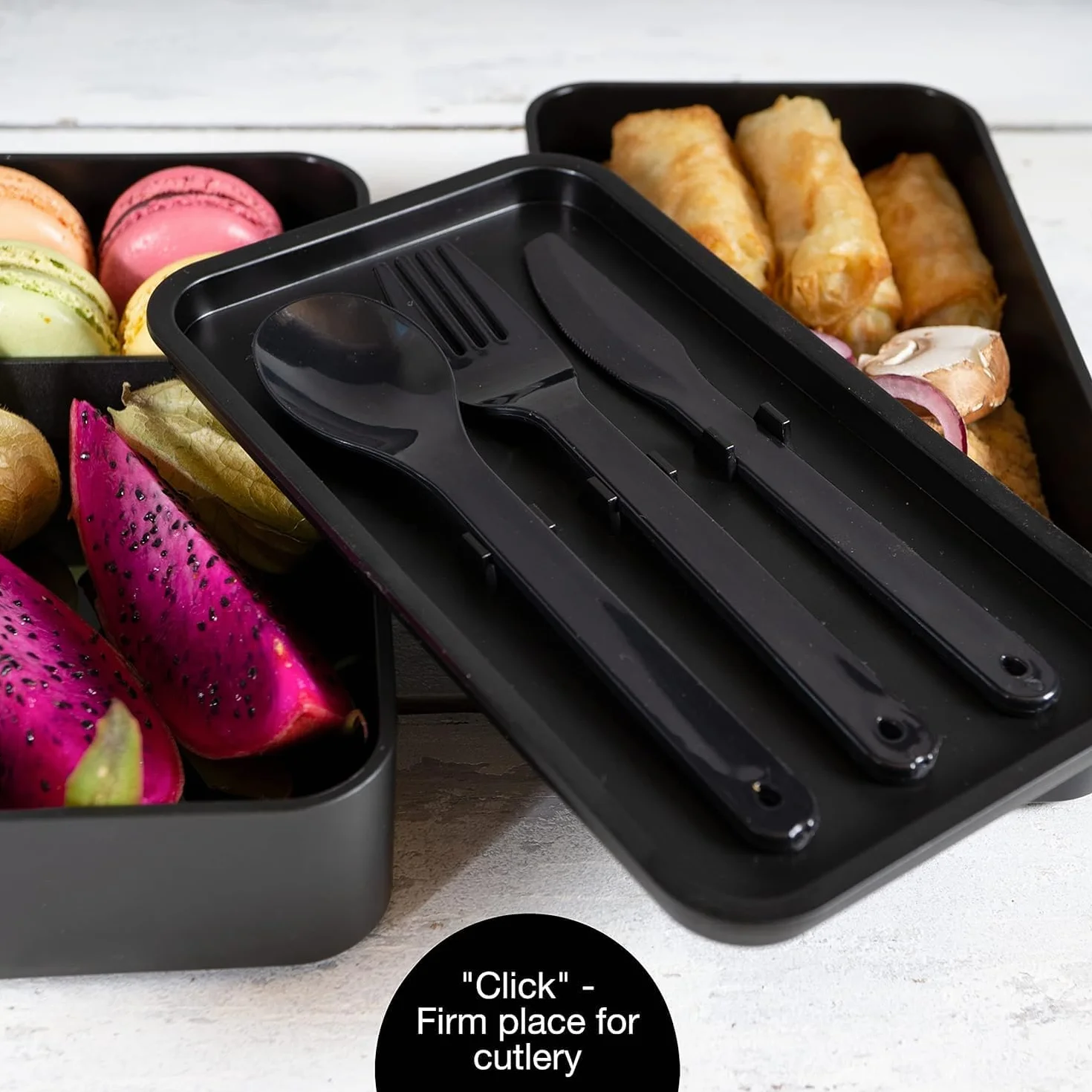 Moritz & Moritz Bento Box japoński – idealne pudełko na lunch dla dorosłych i dzieci – pudełko na kanapki z przegródkami – idealne do pracy, szkoły i w podróży