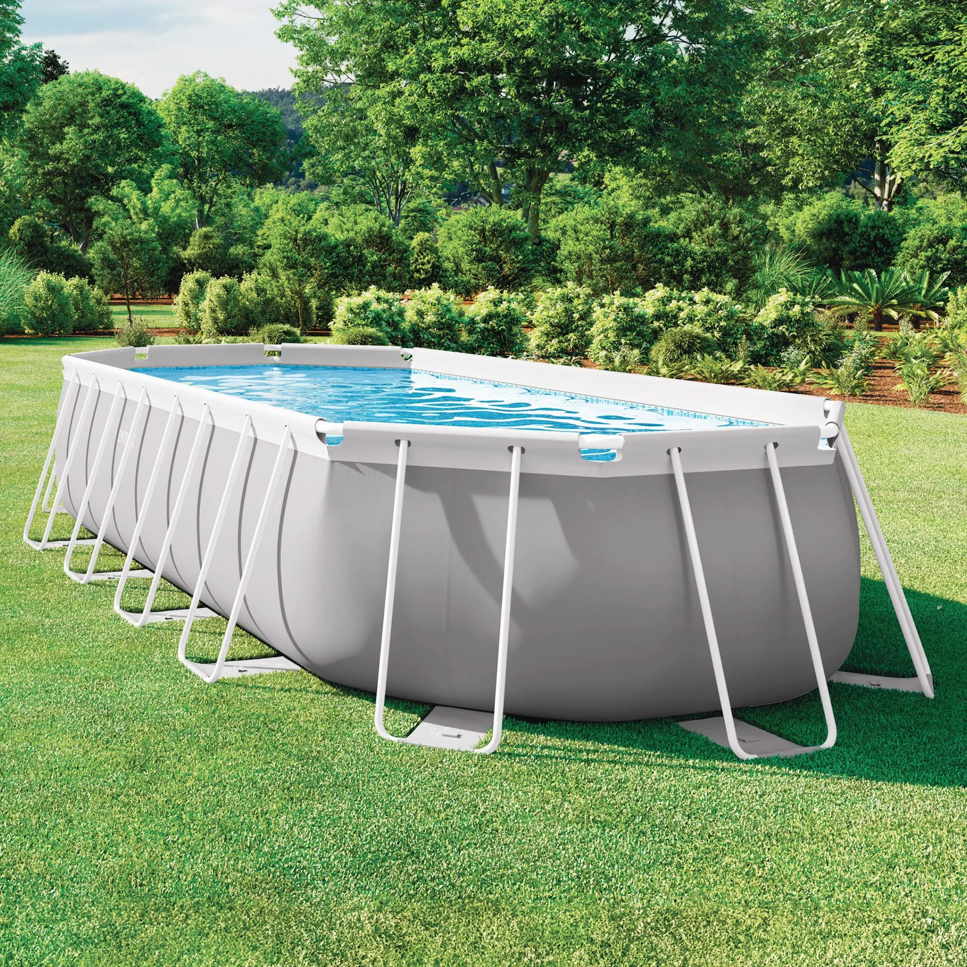 Intex 26798NP Intex pryzmat, owalny, zdejmowany basen 610 x 305 x 122 cm z płuczką
