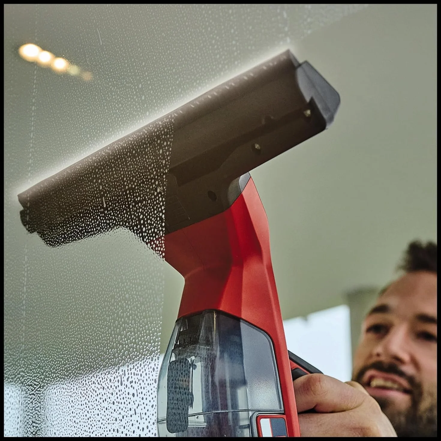 Einhell Akumulatorowa myjka do okien BRILLIANTO Power X-Change (18 V, dysza ssąca o długości 28 cm, czyszczenie bez smug, w tym butelka z rozpylaczem z ściereczką z mikrofibry, bez akumulatora)