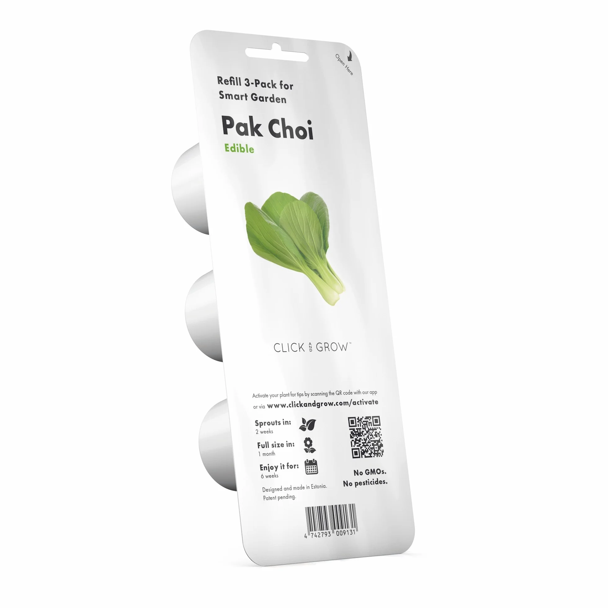 Click and Grow Smart Garden Pak Choi Plant Pods, 3-pack
