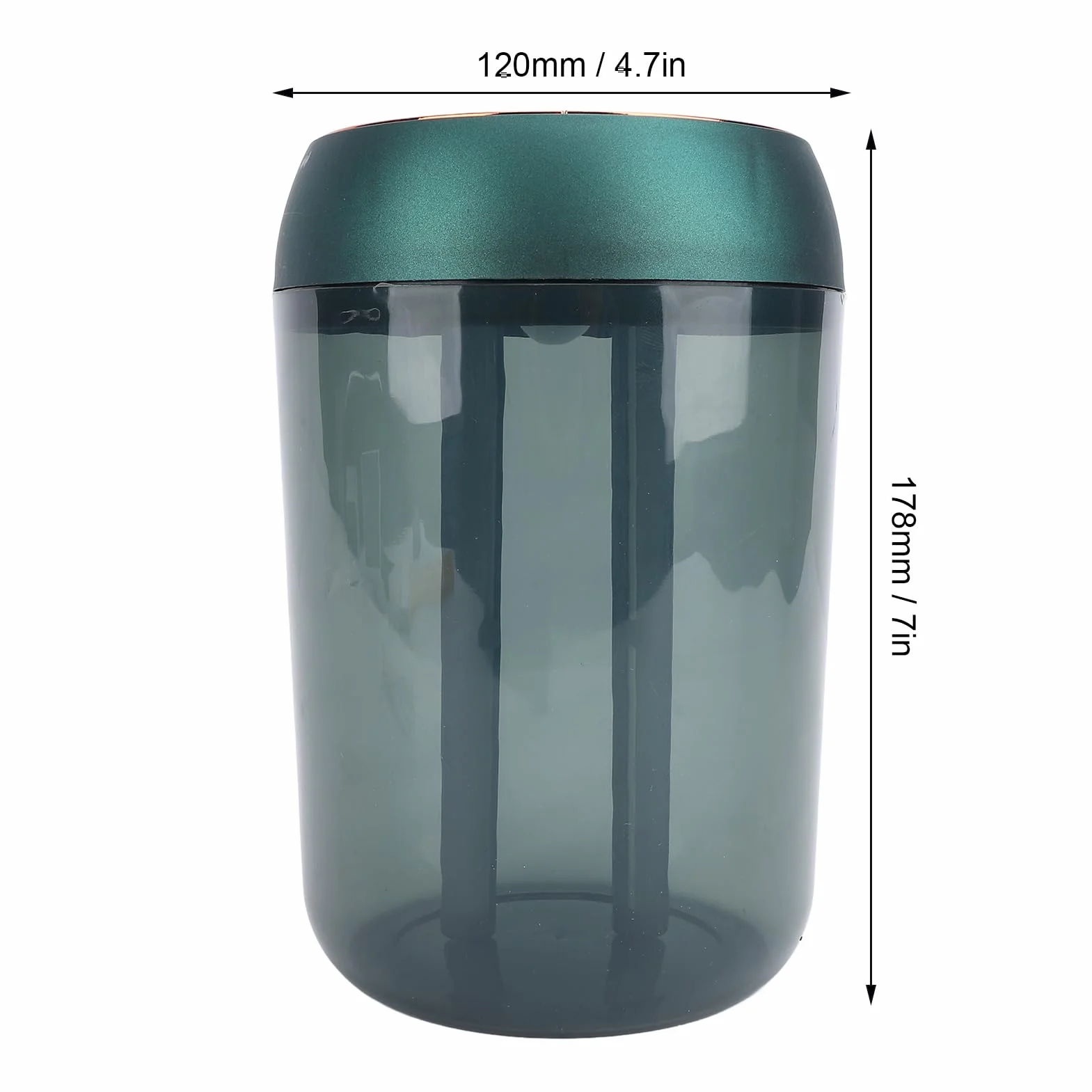 TOPINCN Cool Mist nawilżacz powietrza, zbiornik 2 l do dużych pomieszczeń z podwójnym opryskiwaczem i lampką nocną - przenośny top fill do sypialni, biura, biurka, cichy 16 db, zielony