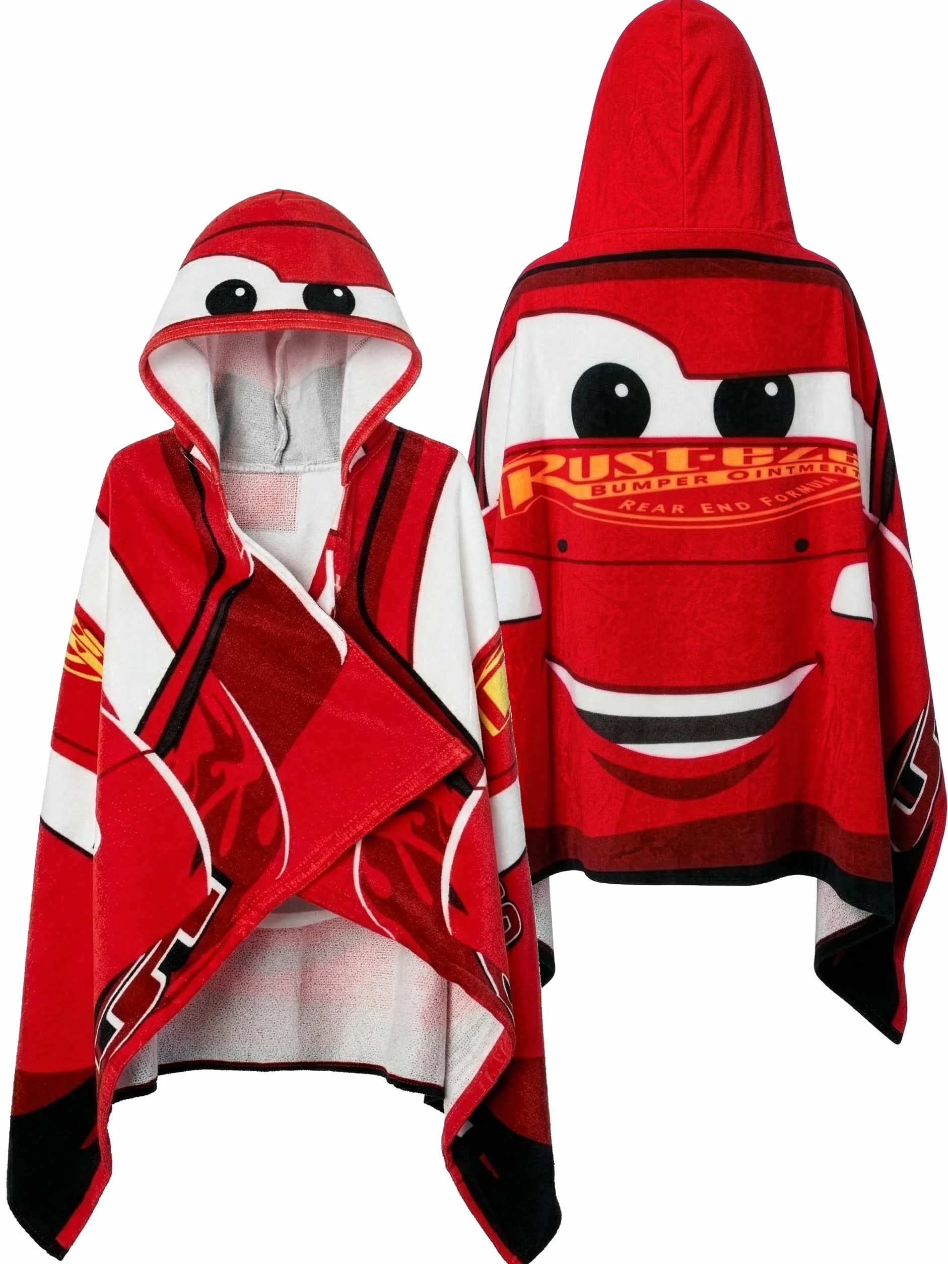 Disney Cars Ręcznik Plażowy, Ręcznik Kąpielowy Lightning McQueen Dla Dzieci, Ręczniks Z Kapturem Dla Dzieci, Czerwony One Size