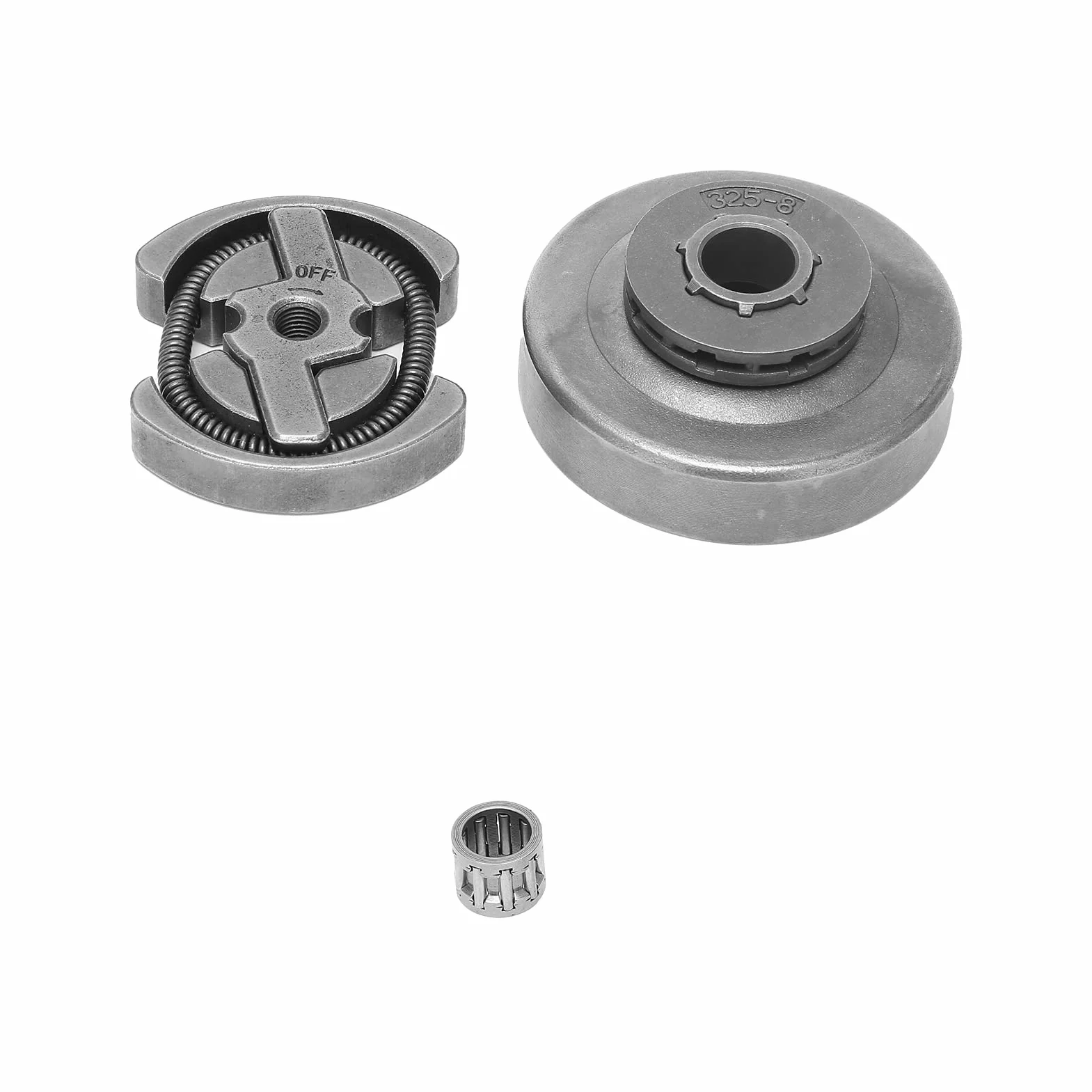 3/8 "zestaw Koła Zębatego Obręczy Bębna Sprzęgła Zestaw łożysk Akcesoria Pasuje do Piły łańcuchowej do Mcculloch Cs340 Cs380 Nadaje Się do Narzędzi Ogrodowych