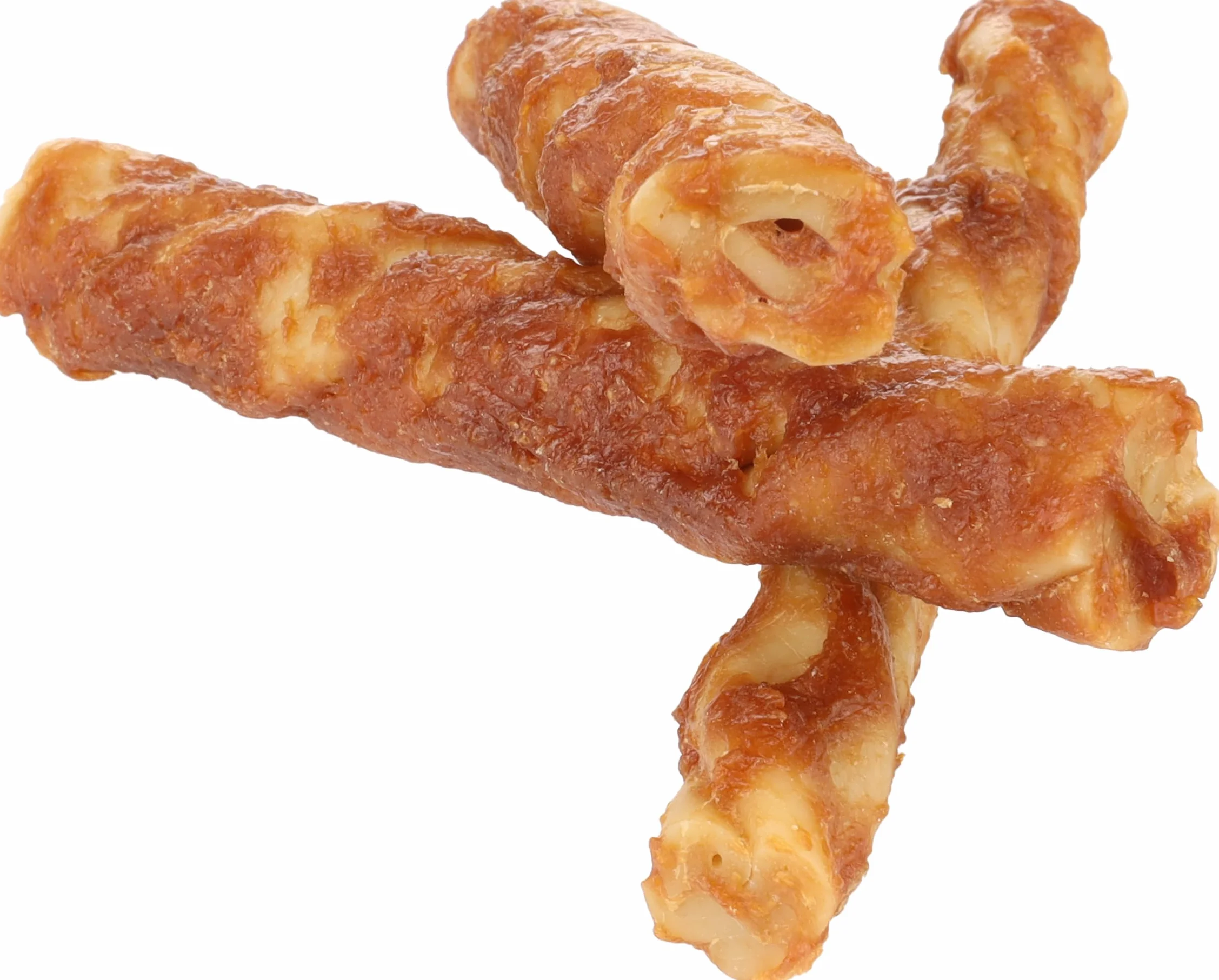 Flamingo Przysmaki - Zero Rawhide - dla łatwiejszego trawienia - Twist z kurczakiem i masłem orzechowym - 3 sztuki po 12,5 cm, 40 gr.