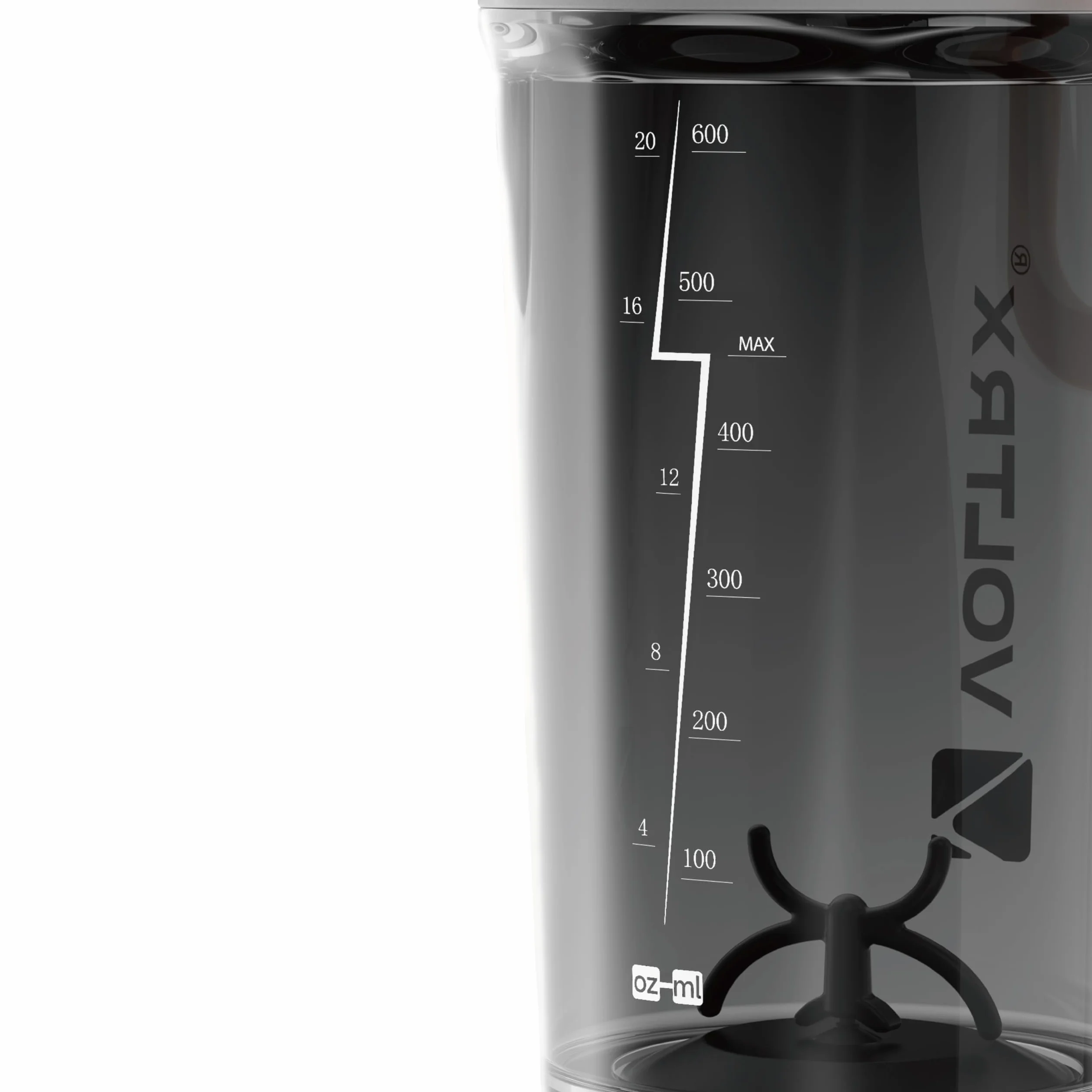 VOLTRX Shaker Bottle Gallium USB C Akumulatorowy elektryczny mikser proteinowy,kubki do koktajli proteinowych i koktajli zastępczych posiłków,bez BPA,wykonana z tritanu，700ml