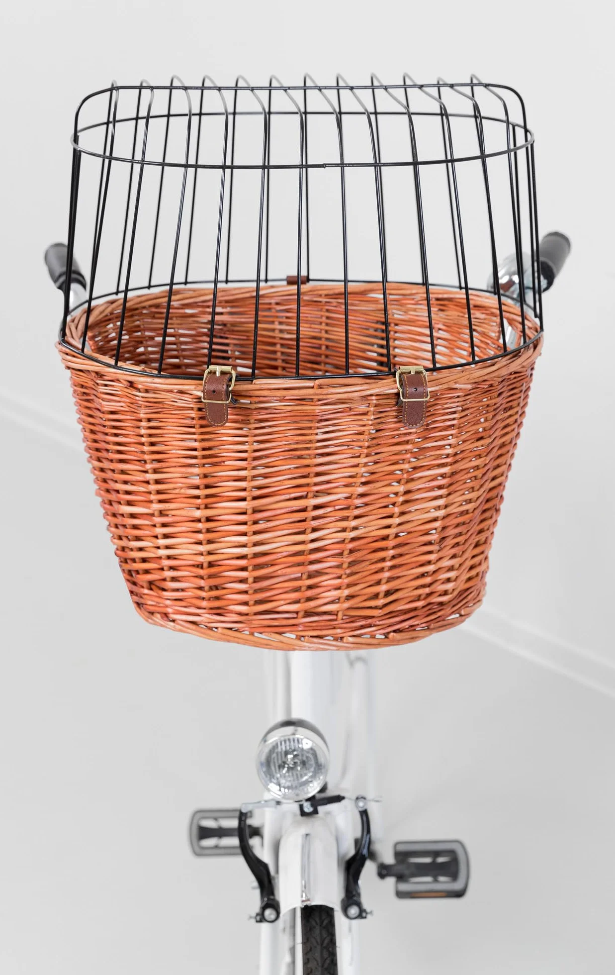 Trixie Przedni kosz rowerowy dla psa 44x48x33 cm naturalny