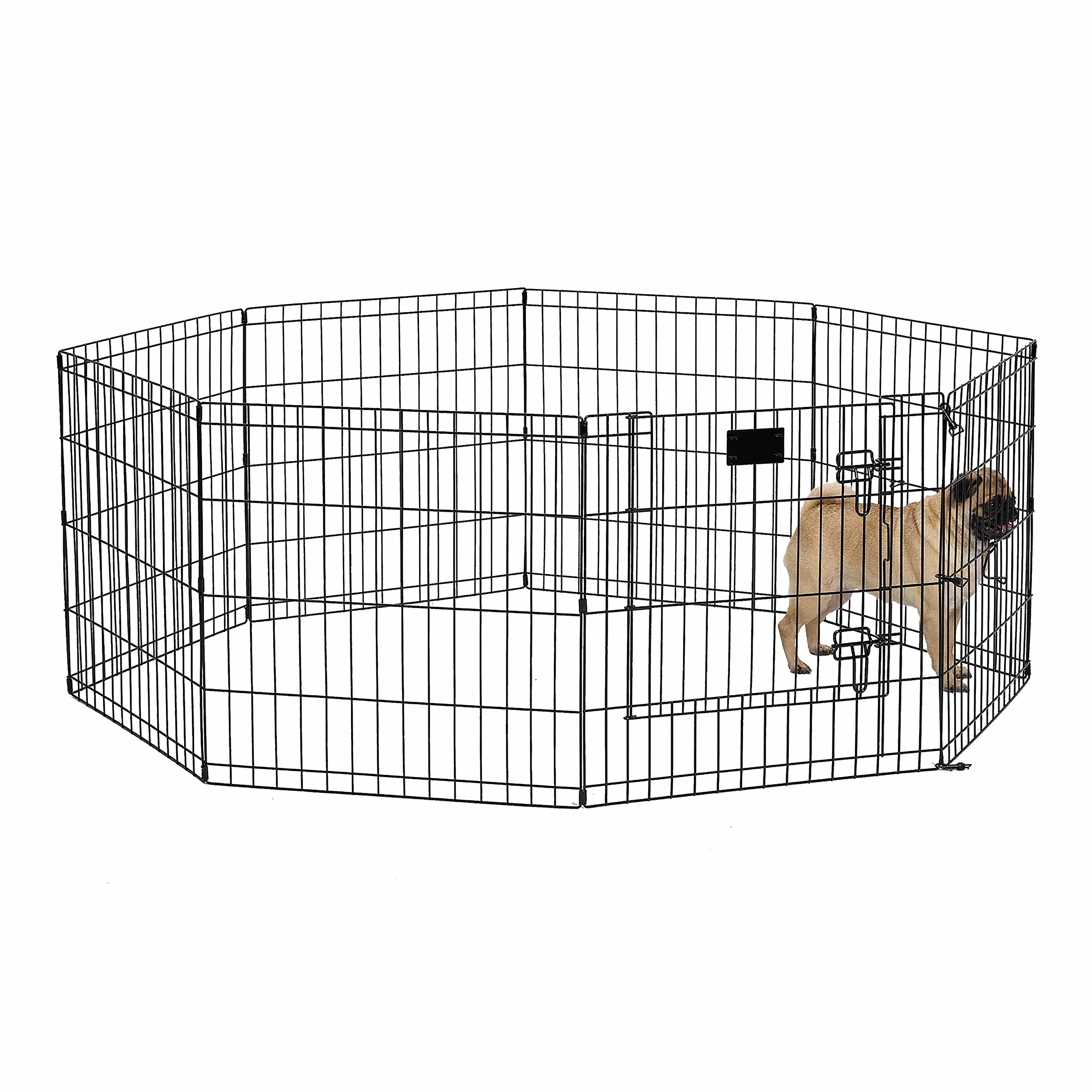 MidWest Homes for Pets kojec dla psów 60,96 cm x 60,96 cm czarny E-Coated 550-24DR