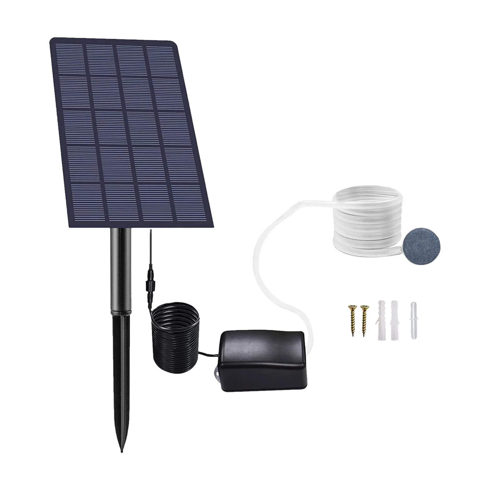 Solarna pompa powietrza do stawu 2,5 W panel słoneczny 48 l/h napowietrzanie