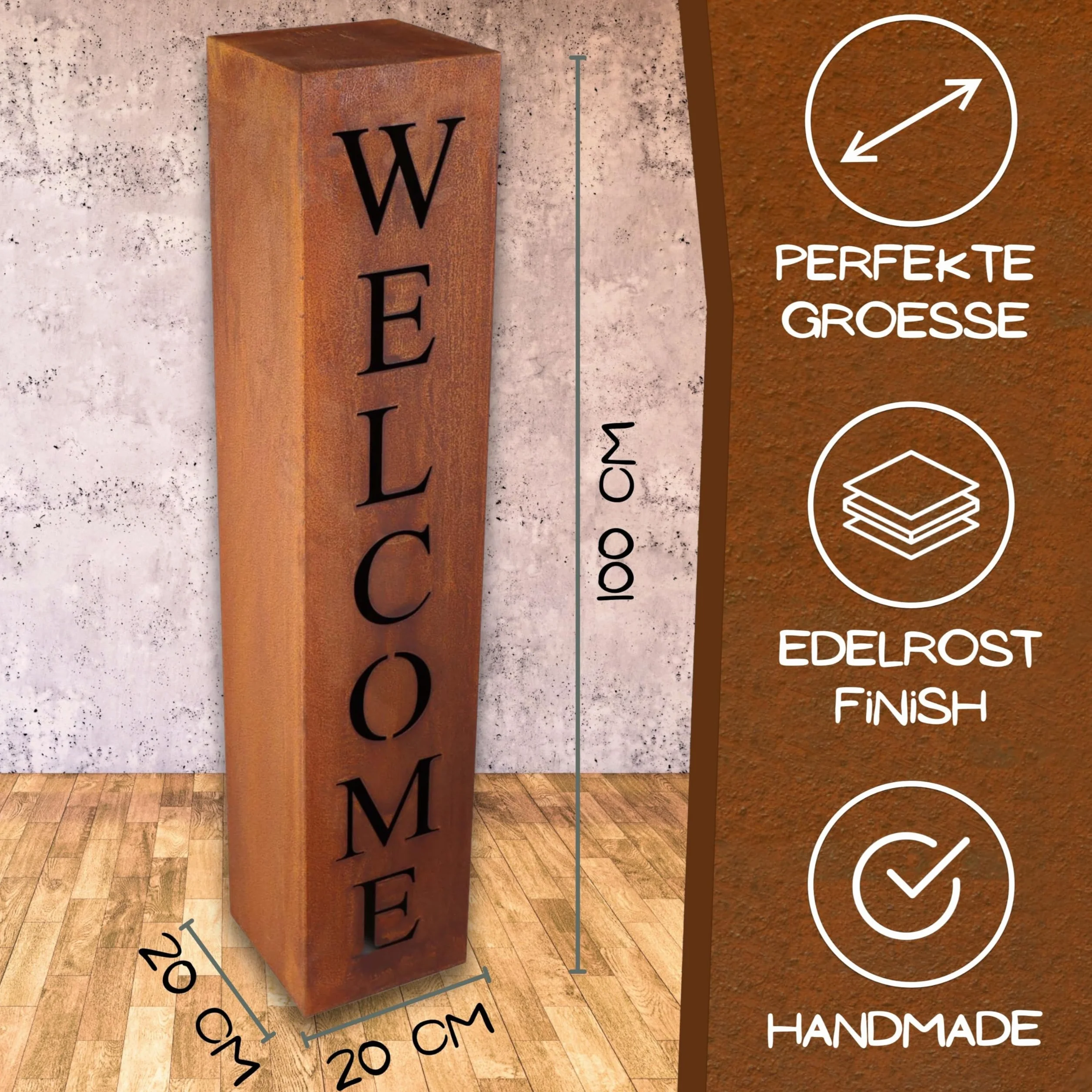 Kolumna z patyną szlachetną/WELCOME