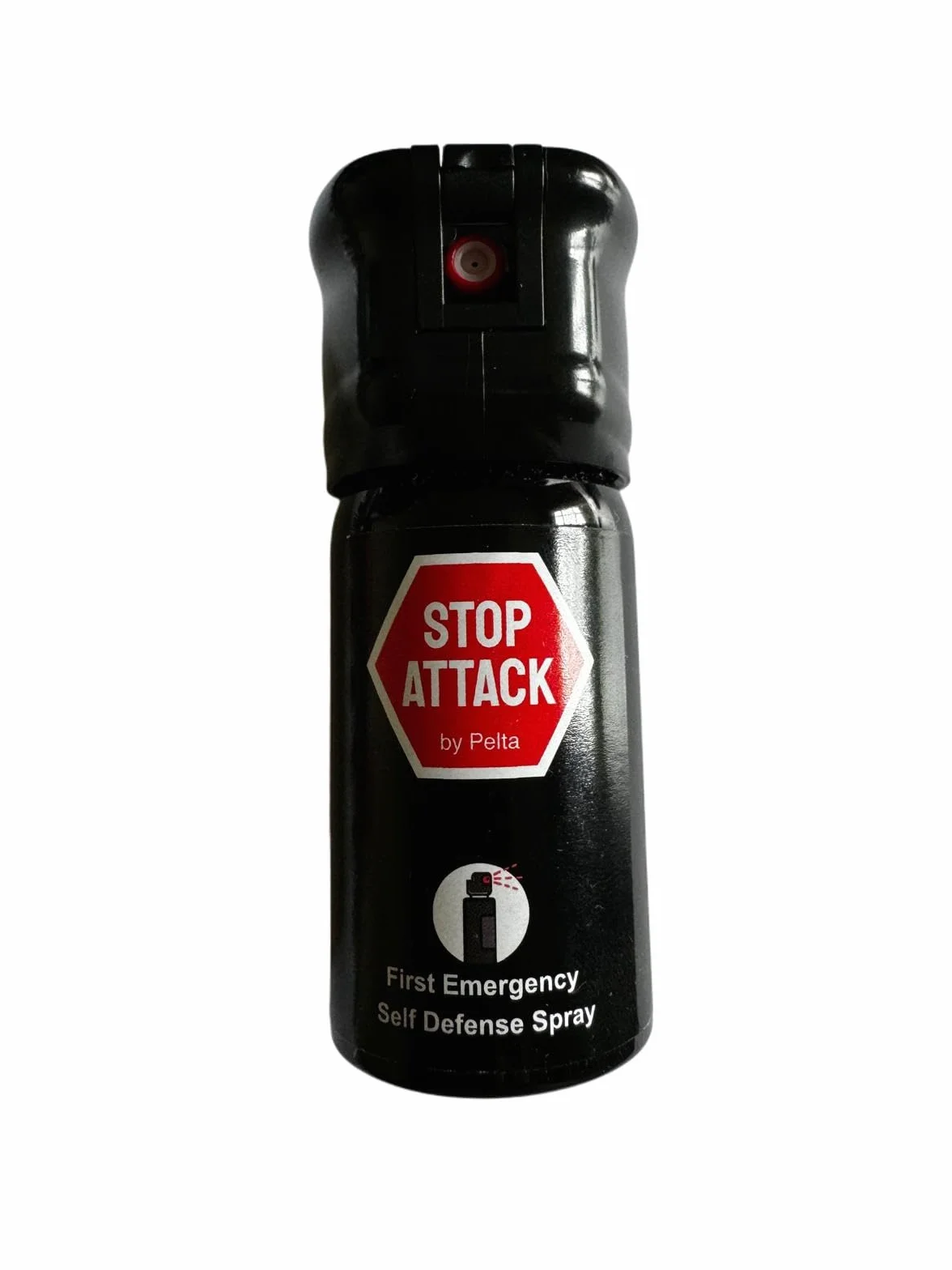 Spray antyagresyjny Stop Attack, 40 ml, la soluzione definitiva per la massima sicurezza, effectiace, veloce e deterrente, 4 metry di portata