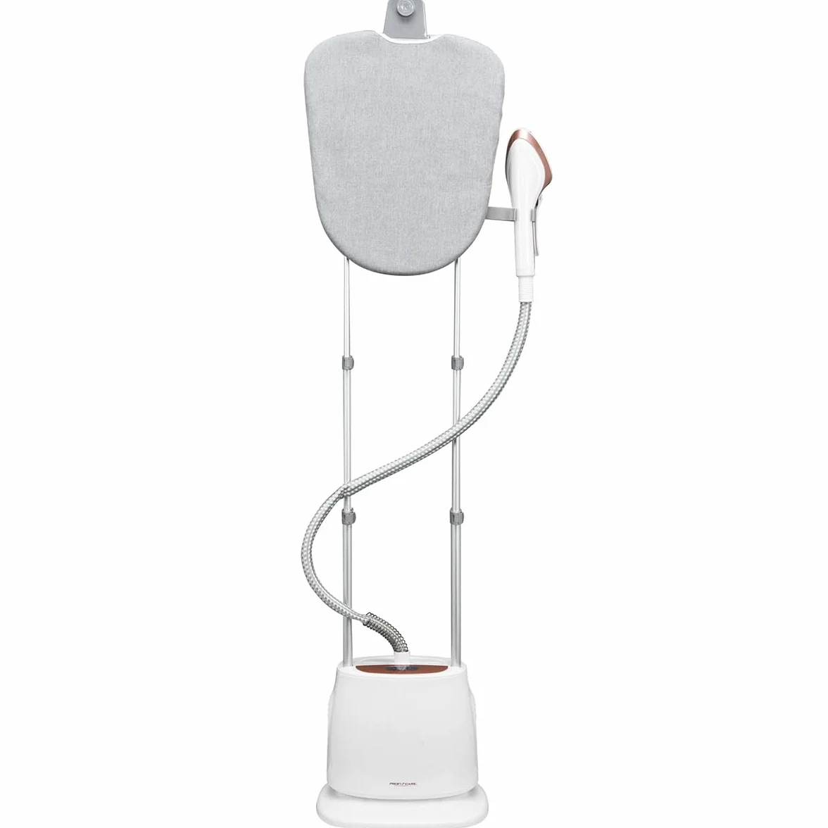 Proficare, Parowiec PC-TDC3128 Biały, 1580 W, 1,5 l, autonomia 40 min, 5 poziomów pary, drążek teleskopowy z możliwością regulacji do 1,60 m, funkcja pary w pionie i poziomie