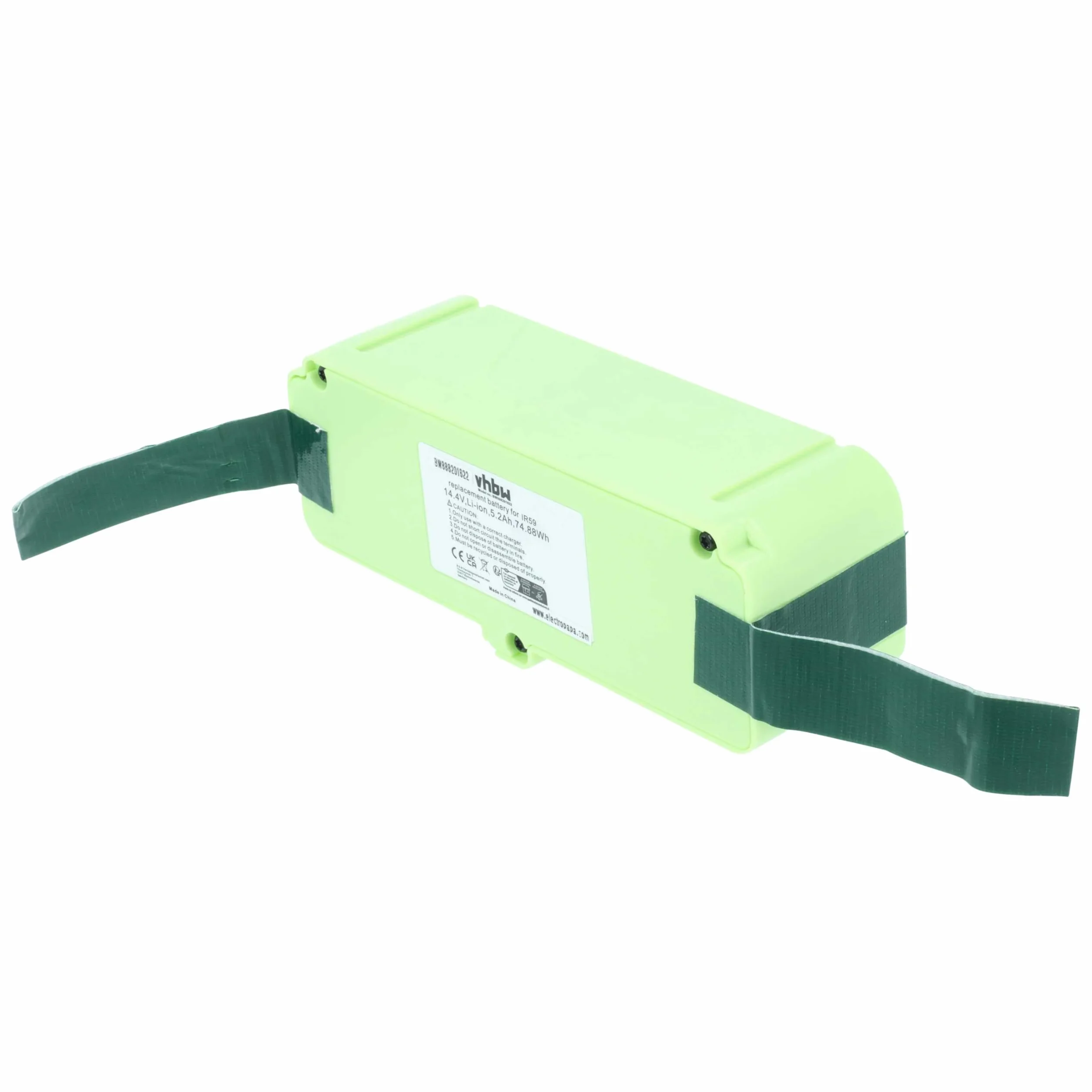 vhbw Akumulator kompatybilny z iRobot Roomba 896, 960, 965, 980, 985 odkurzacz domowy (5200 mAh, 14,4 V, litowo-jonowy)