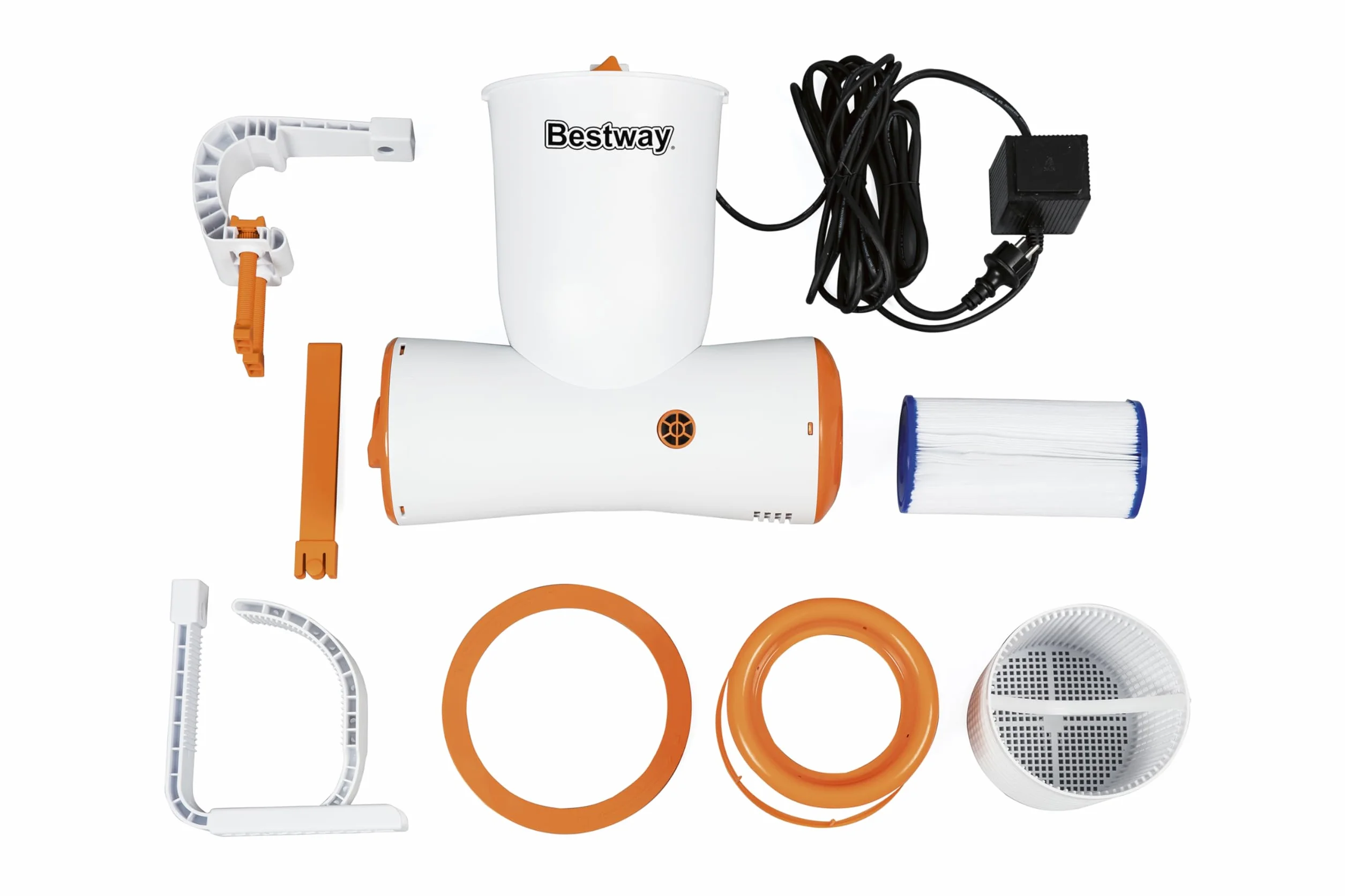 Bestway Skimatic 2 w 1 skimmer do zawieszenia/pompa filtrująca 2,574 l/h, 48 W