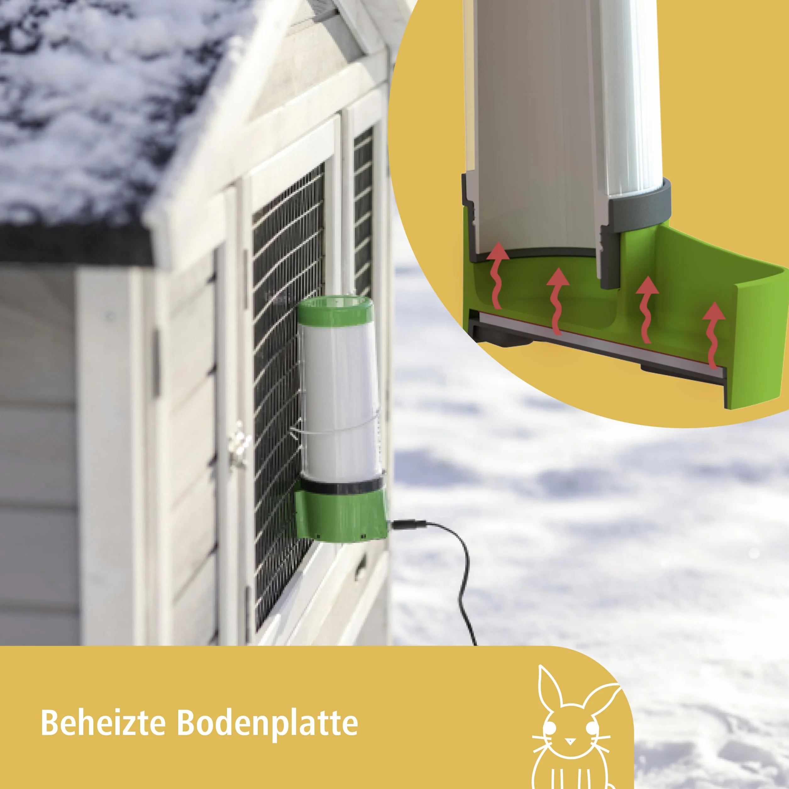 Kerbl Pet NoFrost Superior 2.0 poidło dla małych zwierząt izolowane do -20°C element grzejny 8 W