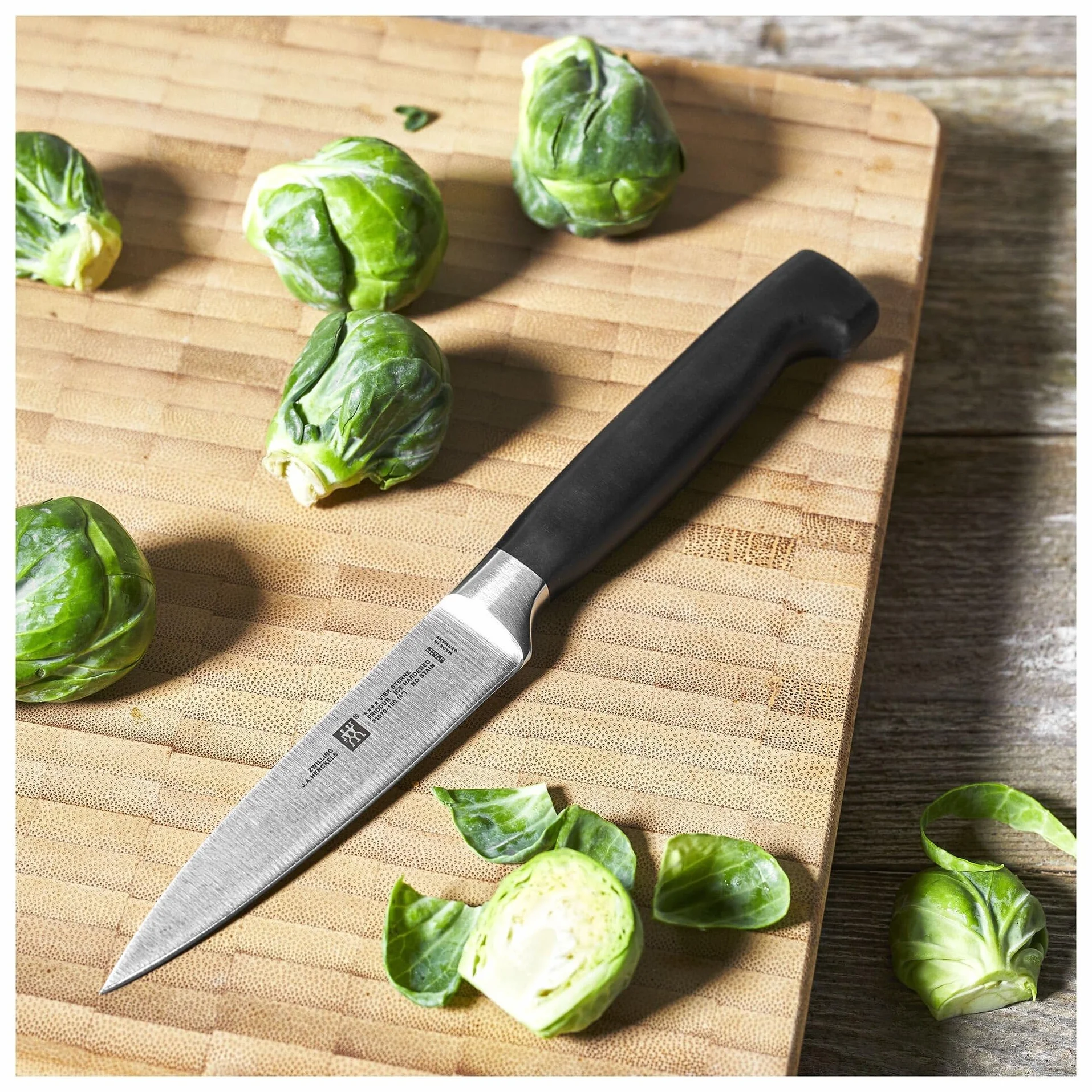 ZWILLING 31070-101-0 FOUR STAR nóż do obierania, 10 cm, srebrny/czarny