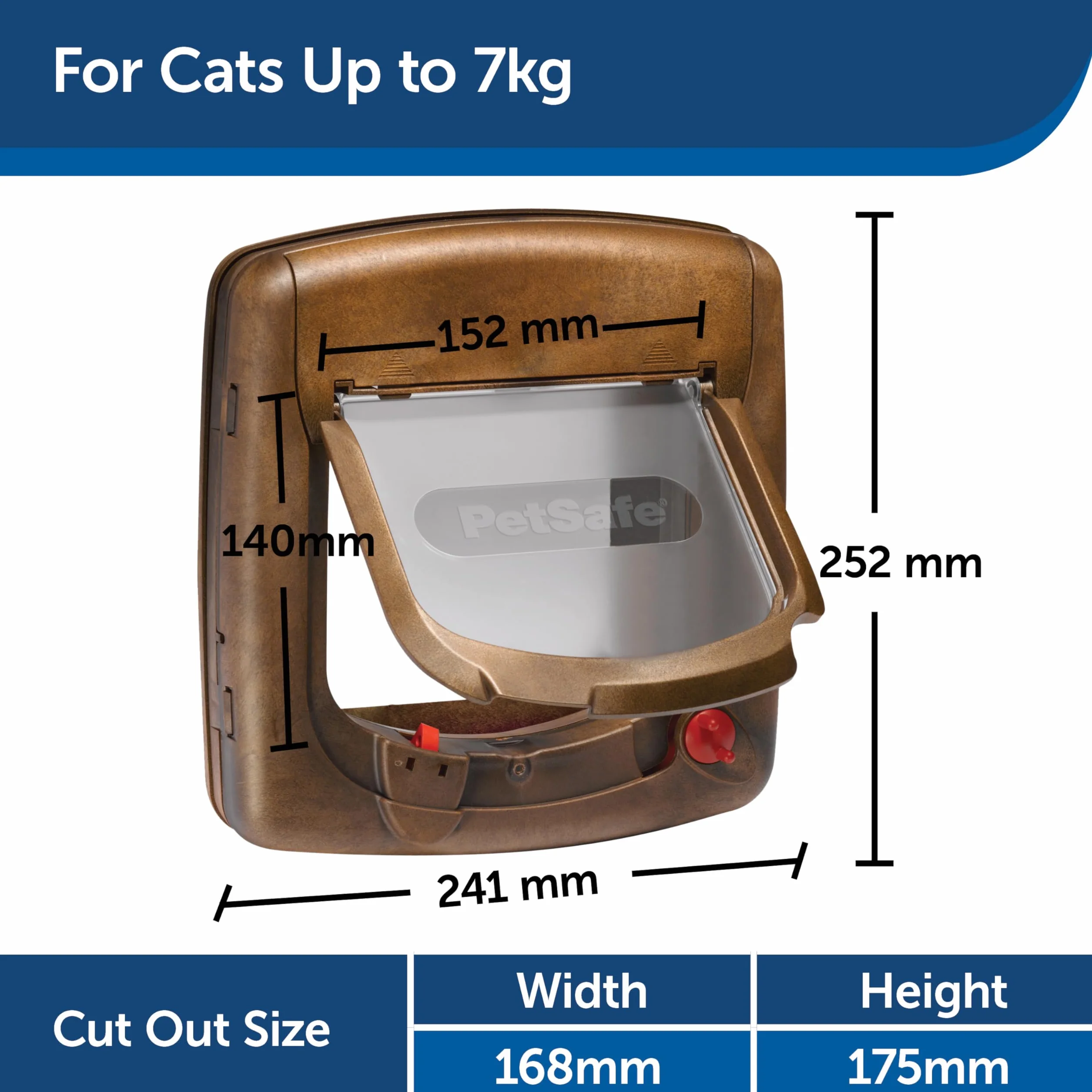 Petsafe Magnetyczna Klapa dla Kota, 4 Pozycje, Drewno