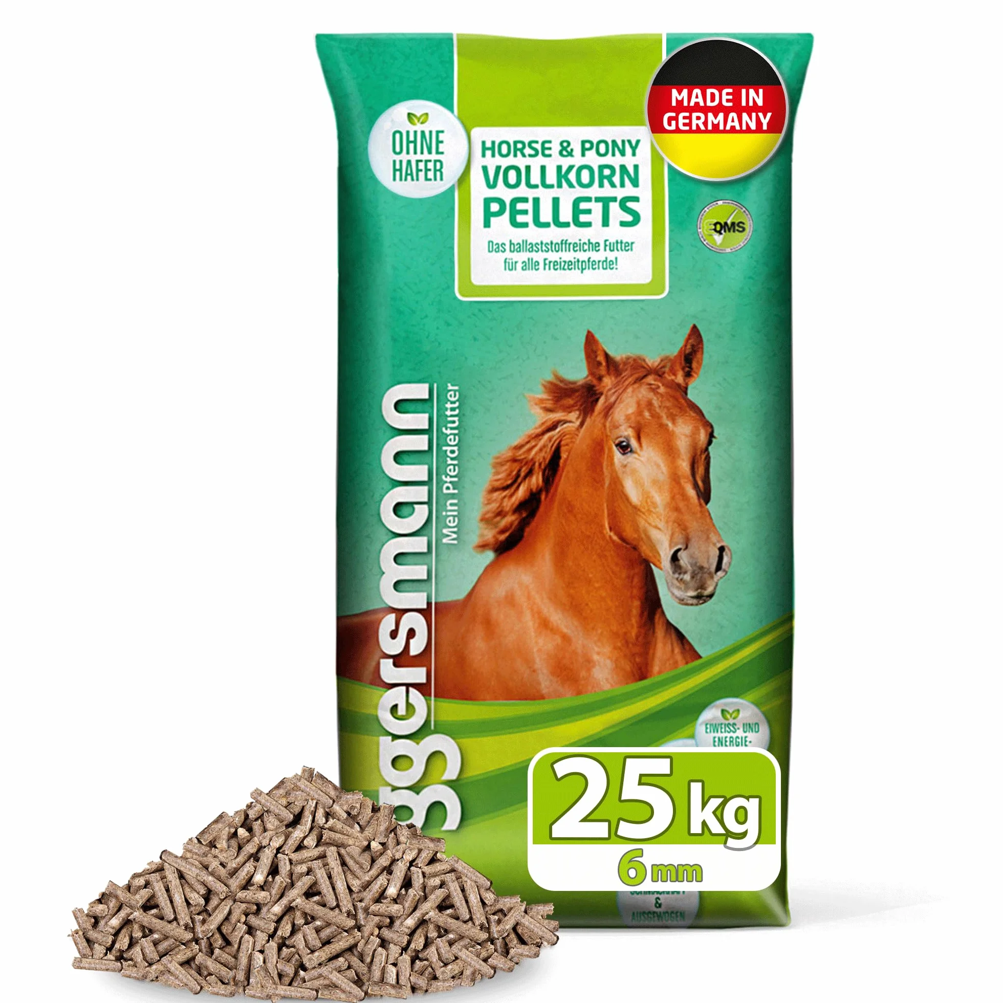 Eggersmann Horse & Pony Vollkorn Pellets 6 mm 25kg