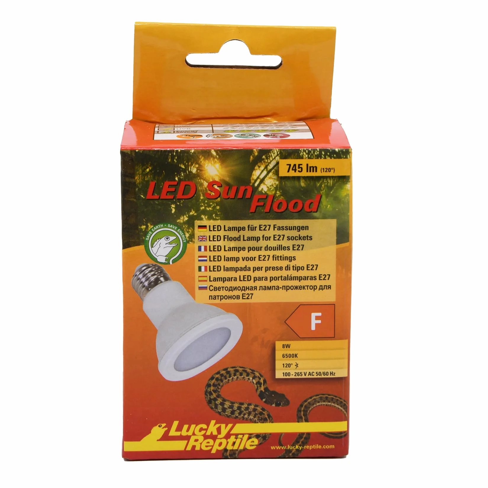 Lucky Reptile LED Sun Flood 6,5 W E27 Lampa do terrarium Oświetlenie terrarium