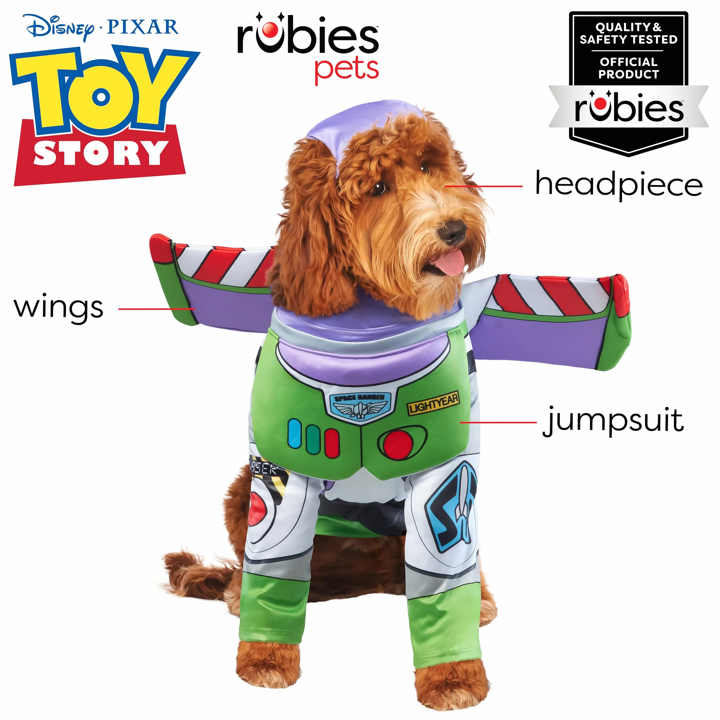 Rubie's Disney Toy Story Buzz Astral kostium dla zwierząt domowych
