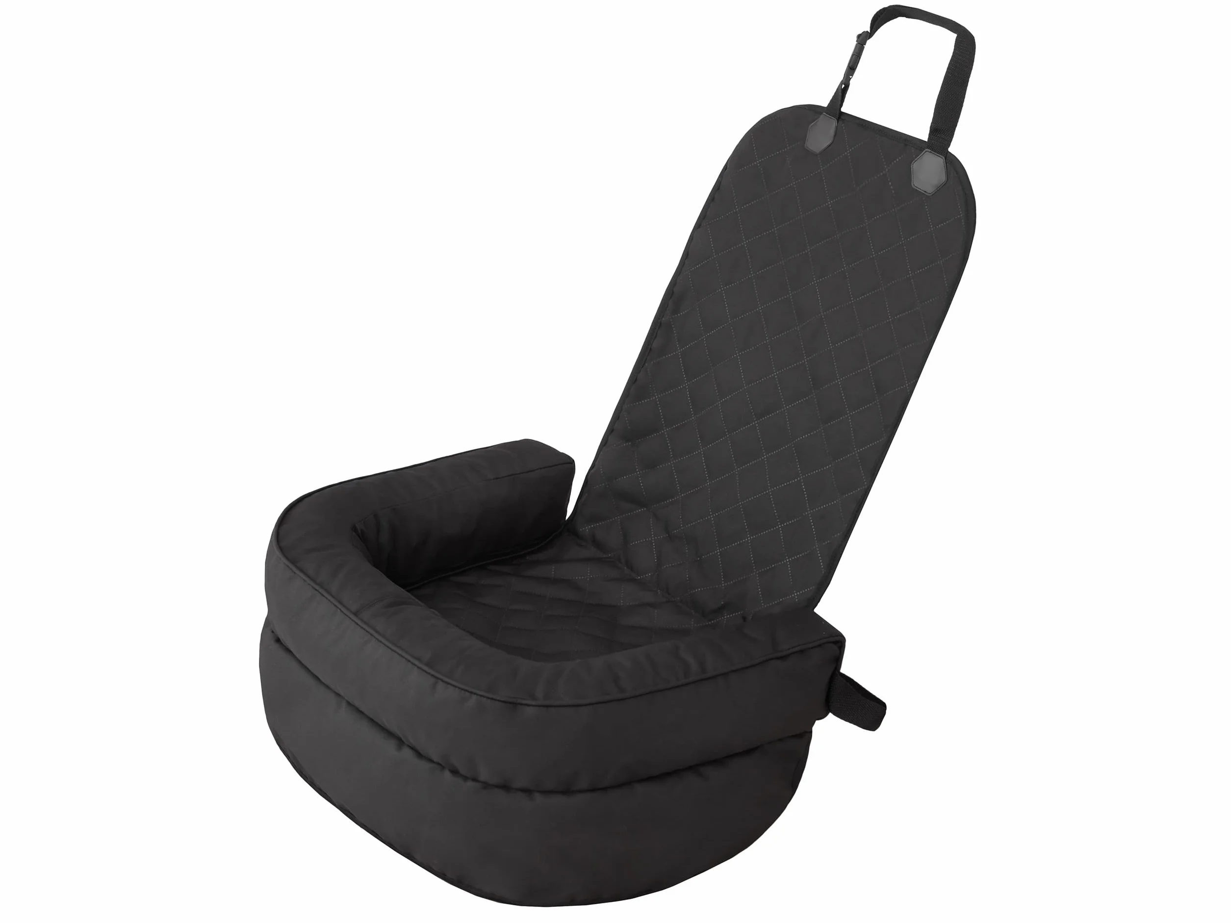 PillowPrim Siedzisko samochodowe dla psa 42 x 55 cm czarny Oxford